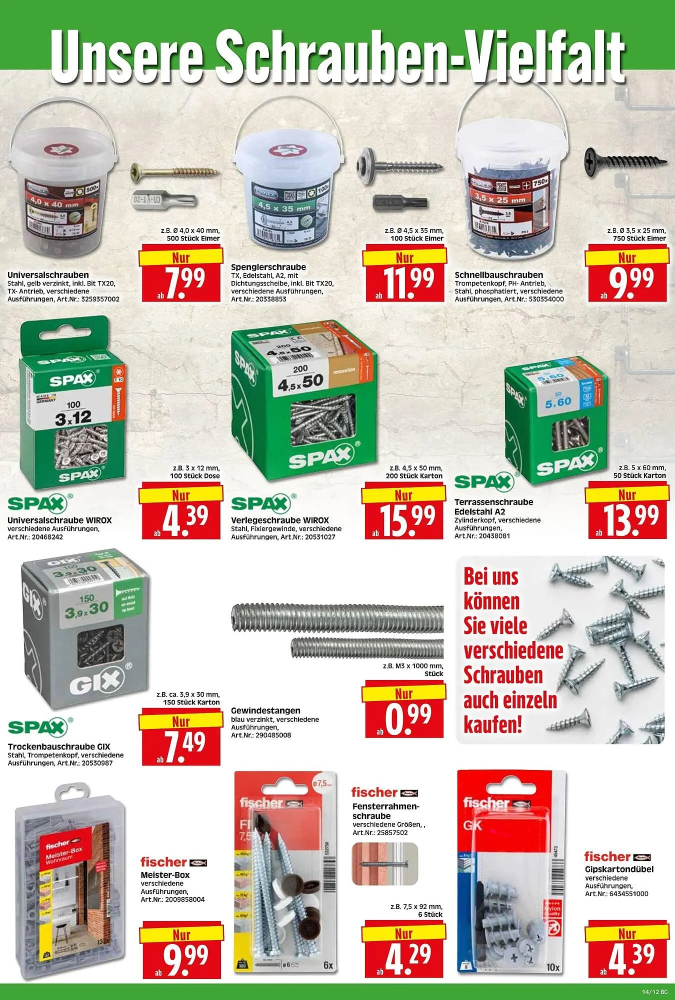 Herkules Baumarkt Prospekt von 30. März bis 4. April 2026 - Prospekt seite 12