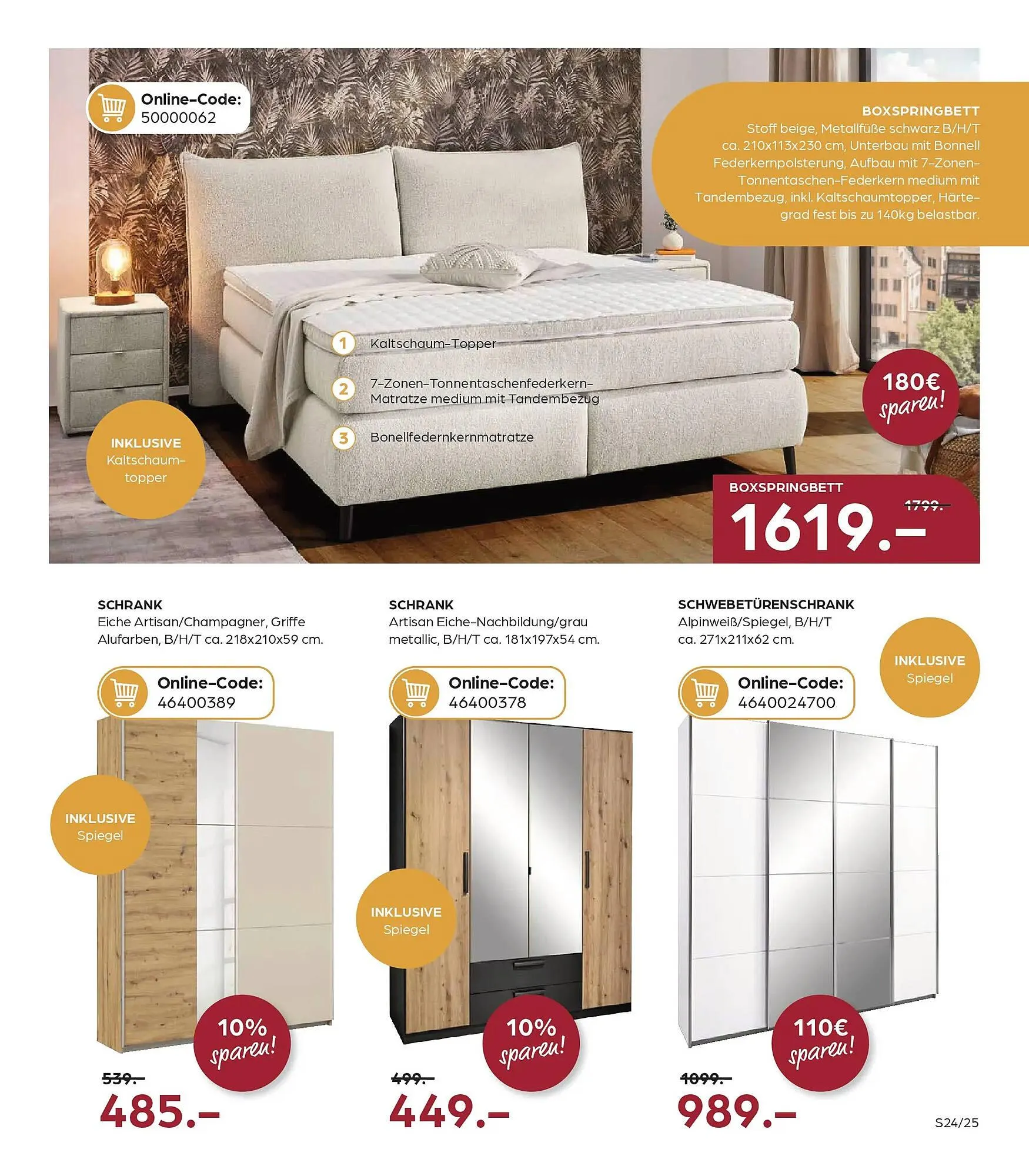 Möbel Buss Prospekt von 8. April bis 13. April 2026 - Prospekt seite 25