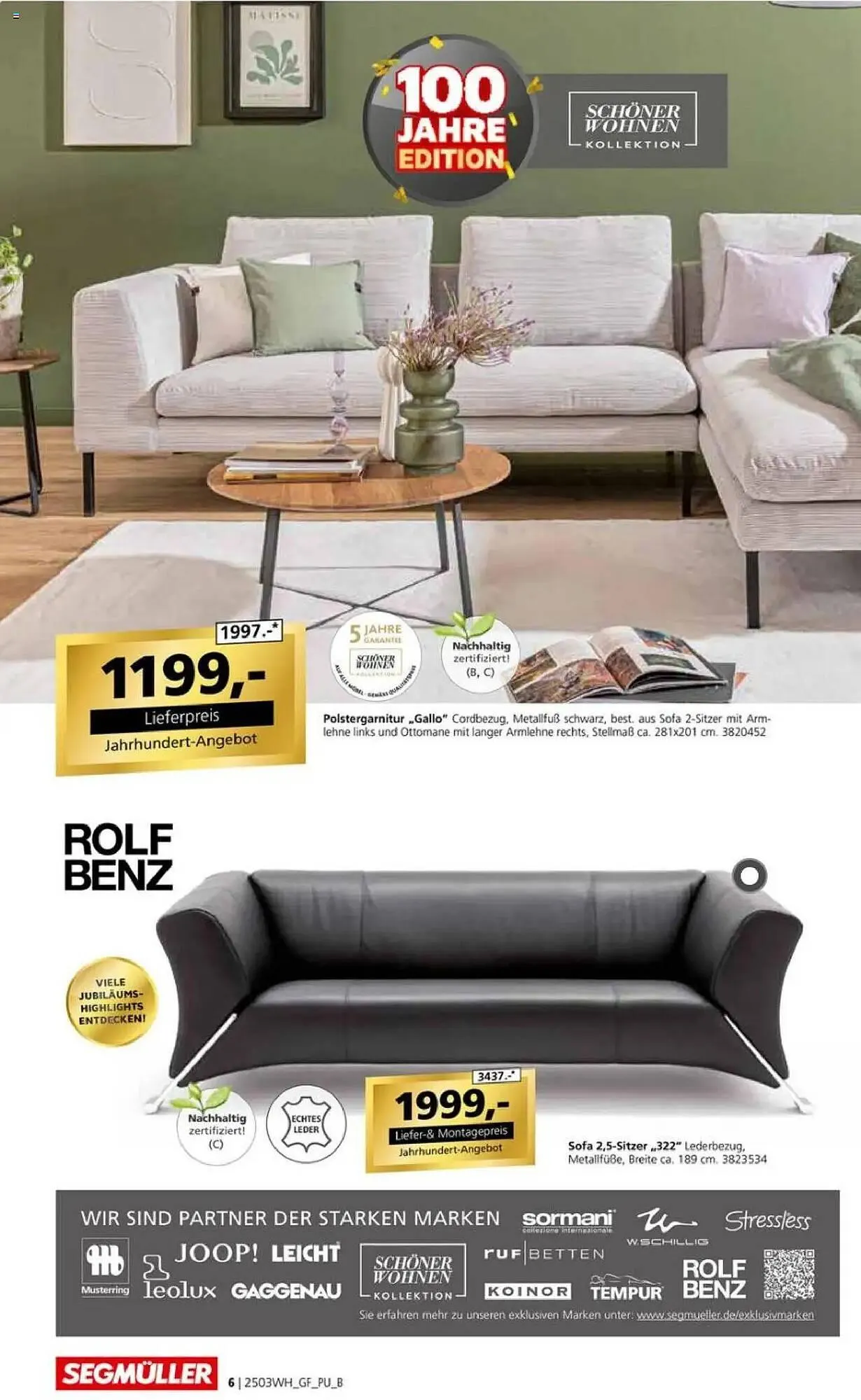 Segmüller Prospekt von 30. März bis 6. April 2025 - Prospekt seite 6