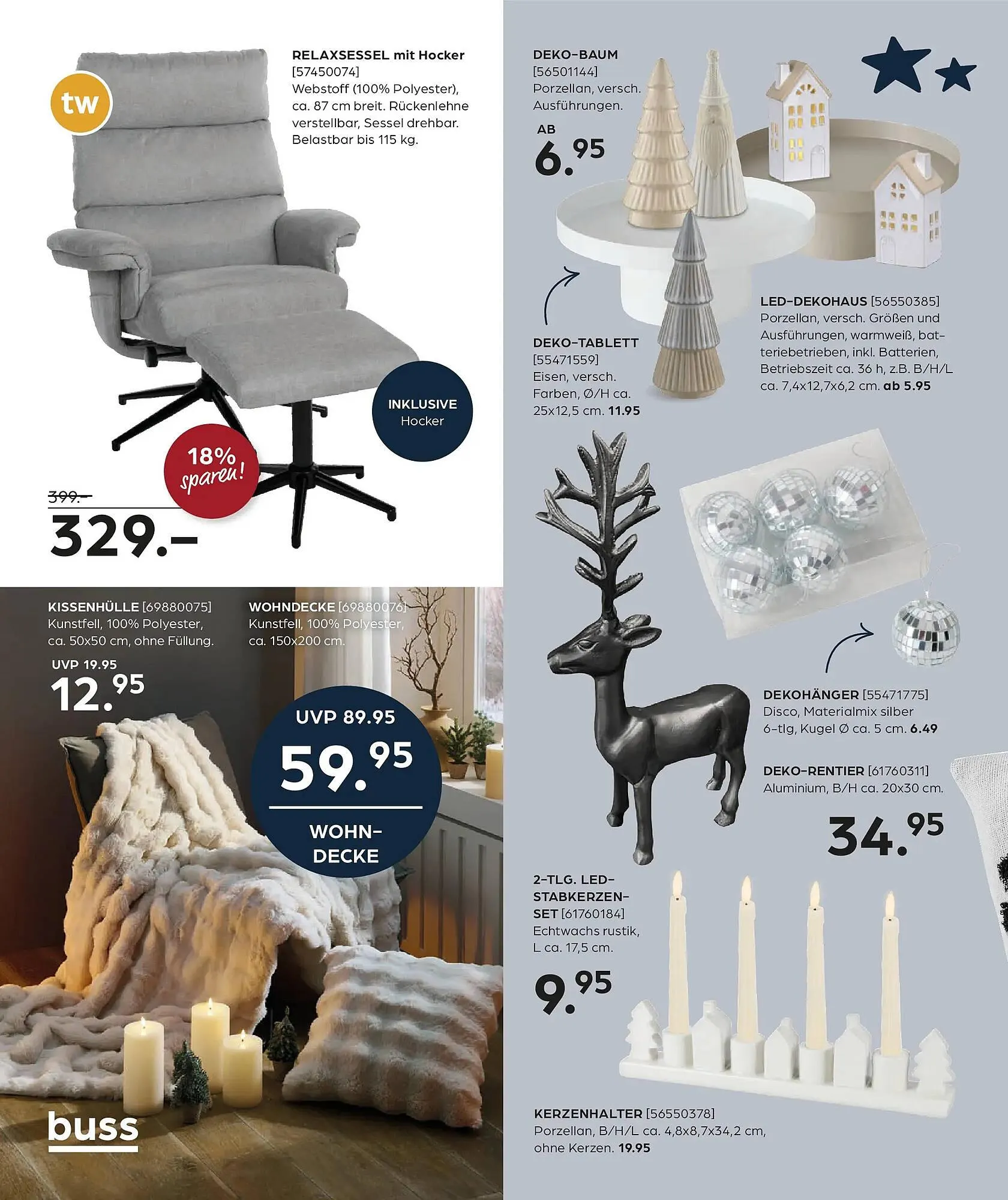 Möbel Buss Prospekt von 8. November bis 24. November 2025 - Prospekt seite 16