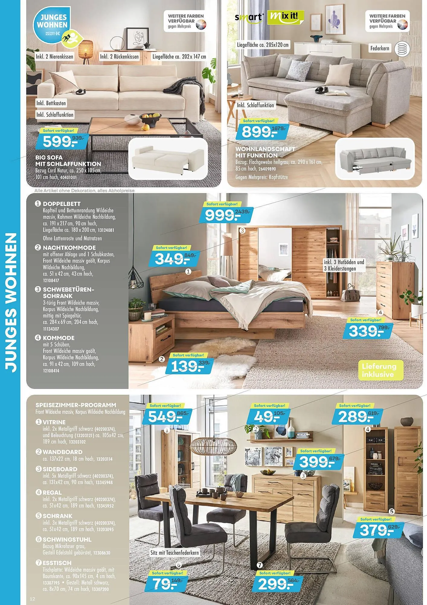 Möbel Kraft Prospekt von 7. Oktober bis 4. November 2025 - Prospekt seite 12