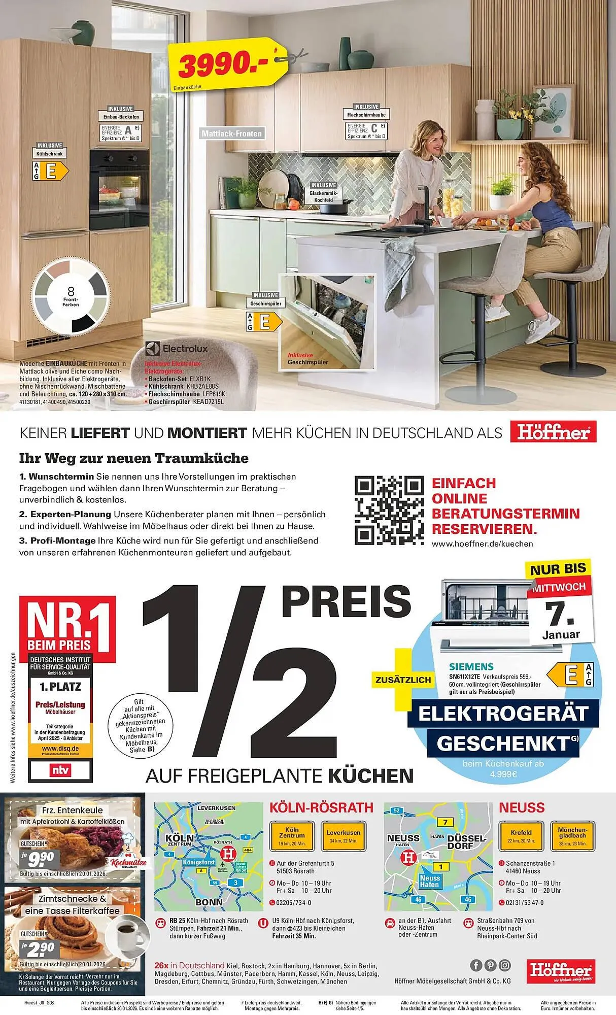 Höffner Prospekt von 23. Dezember bis 20. Januar 2026 - Prospekt seite 8