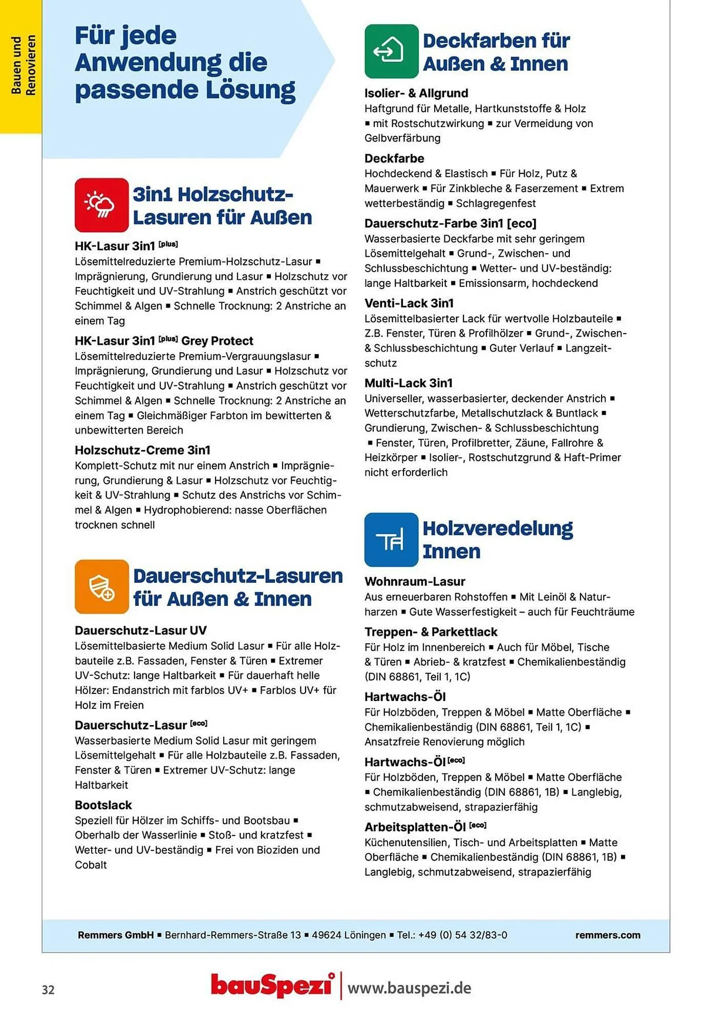 BauSpezi Prospekt von 15. April bis 31. Dezember 2026 - Prospekt seite 34