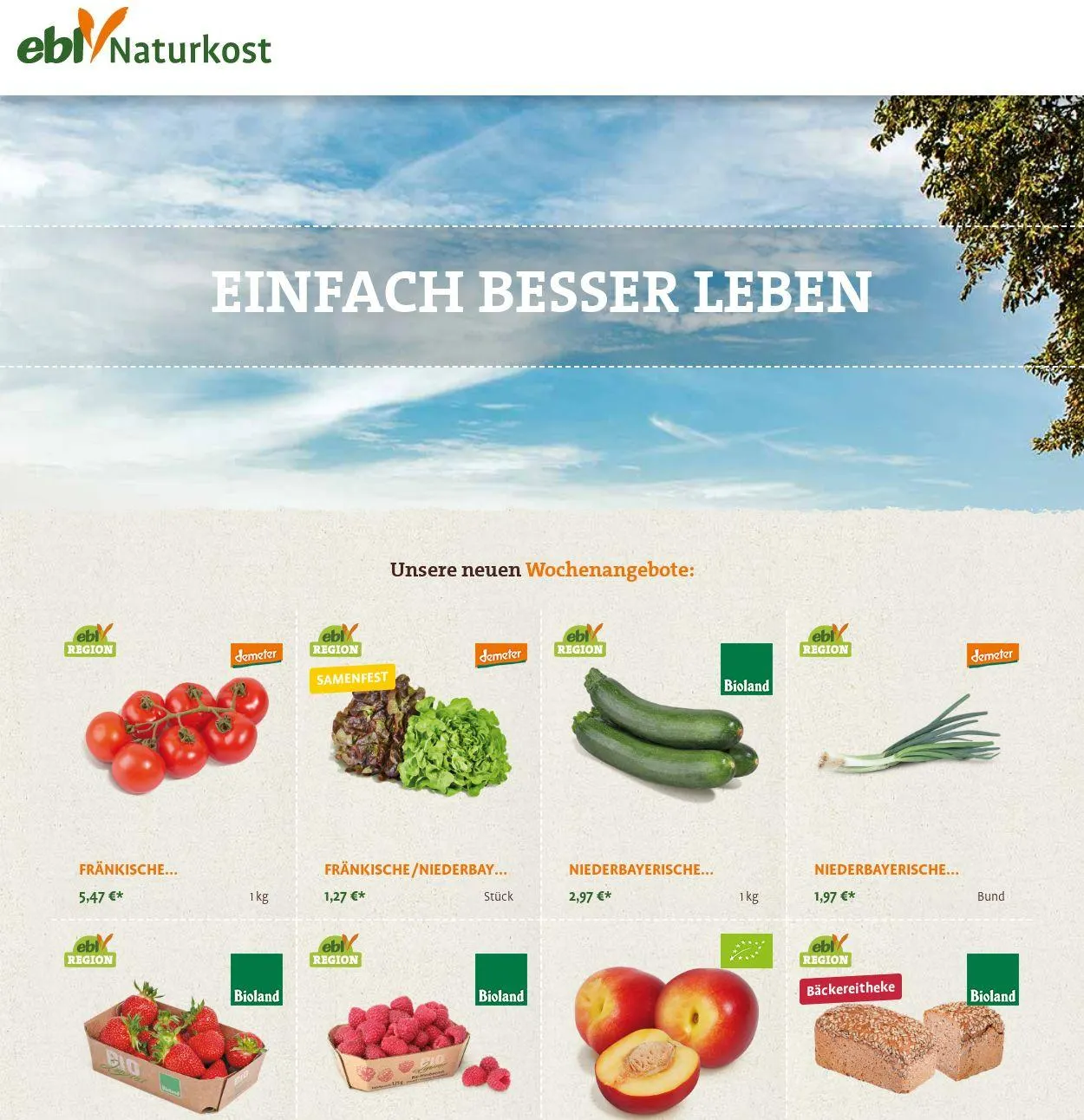 ebl Naturkos von 9. Juni bis 18. Juni 2025 - Prospekt seite 1