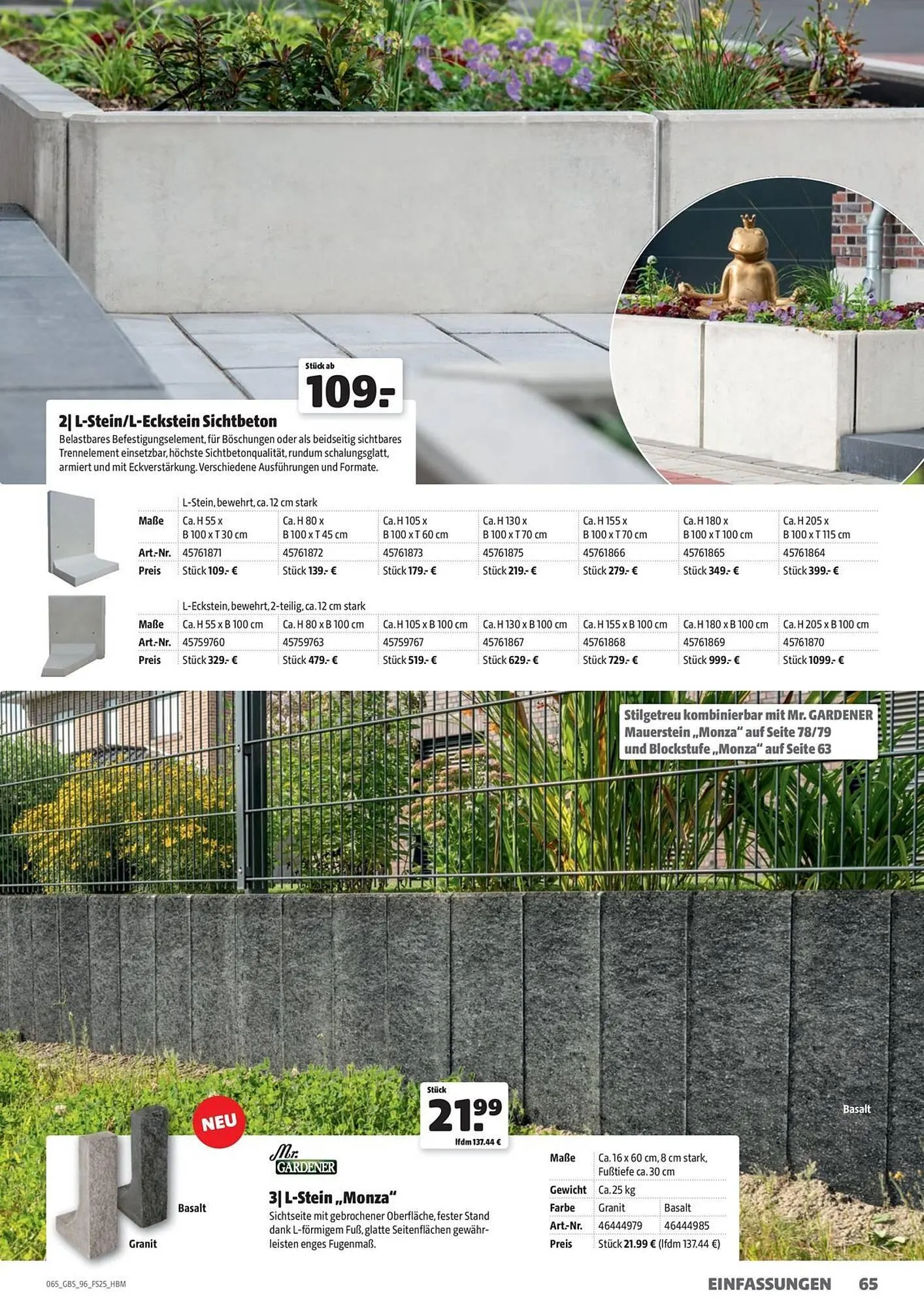 Hagebau Prospekt von 19. September bis 31. Dezember 2025 - Prospekt seite 65