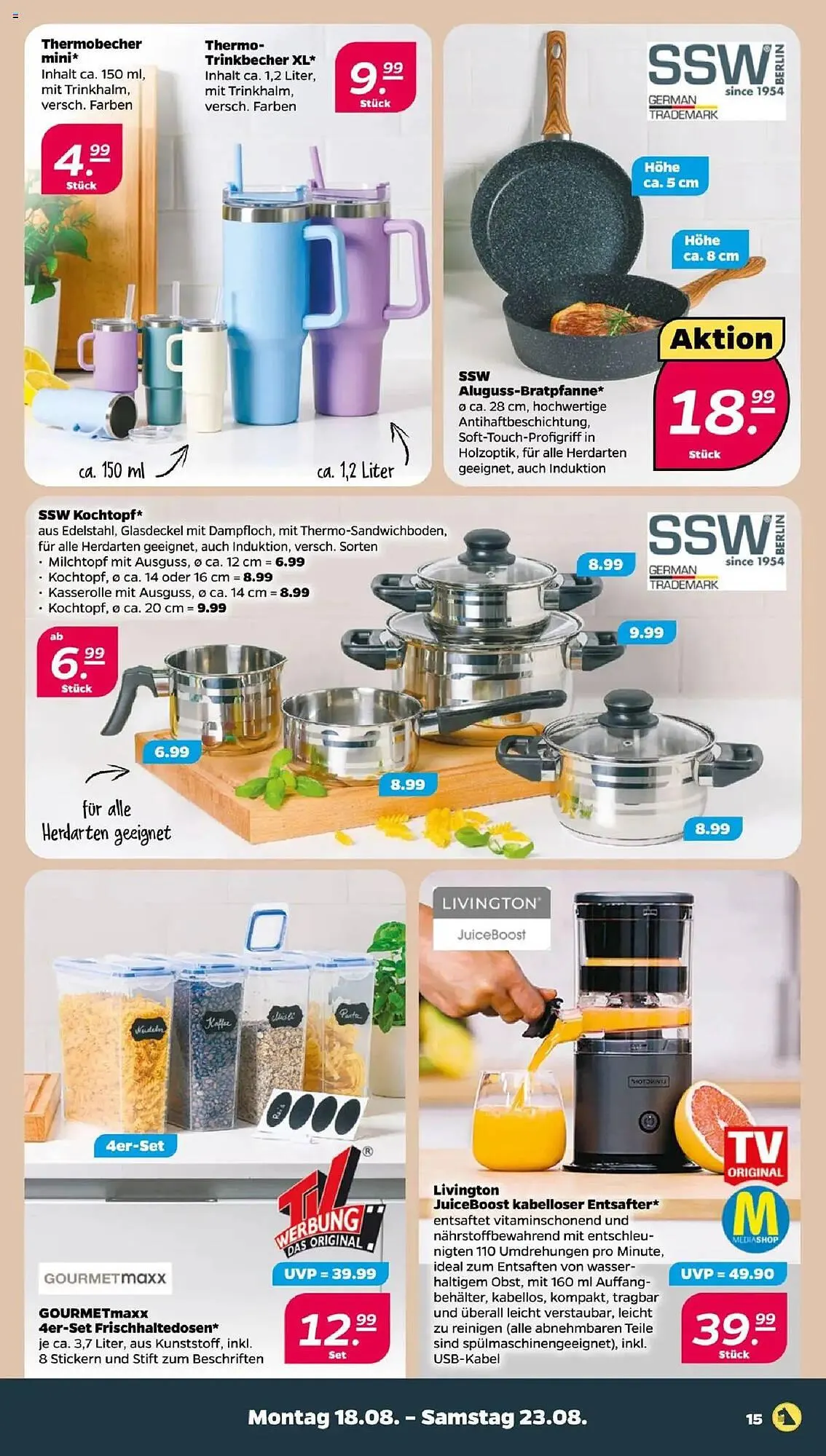 NETTO Prospekt von 18. August bis 23. August 2025 - Prospekt seite 17