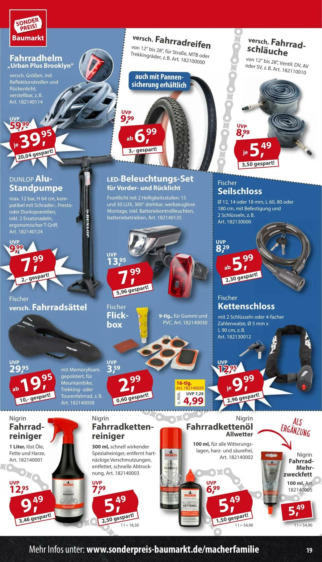 Sonderpreis Baumarkt Aktueller Prospekt von 17. März bis 30. März 2025 - Prospekt seite 19