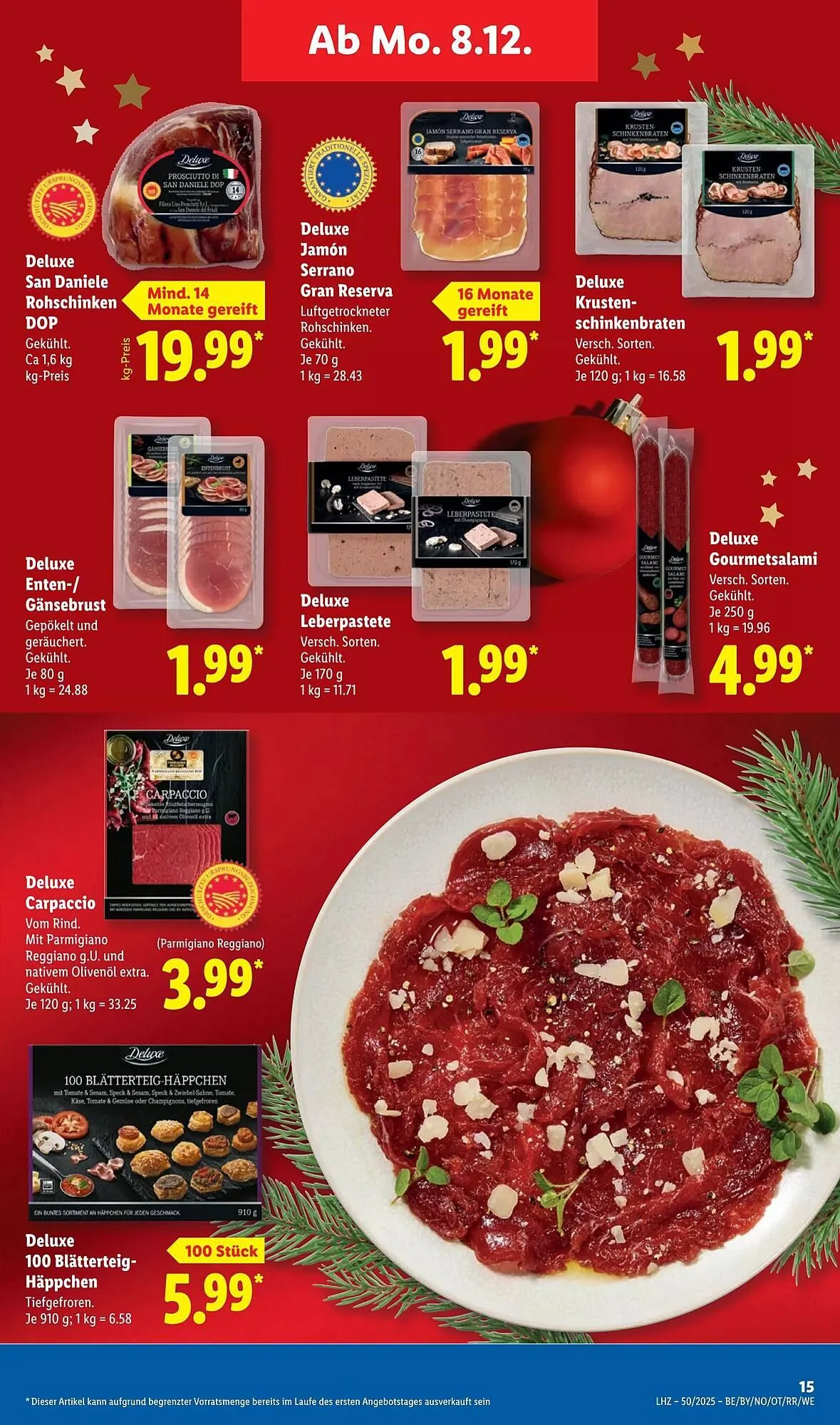 Lidl Prospekt von 8. Dezember bis 13. Dezember 2025 - Prospekt seite 25