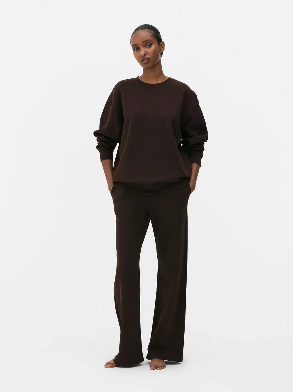 Pantaloni da tuta larghi con elastico