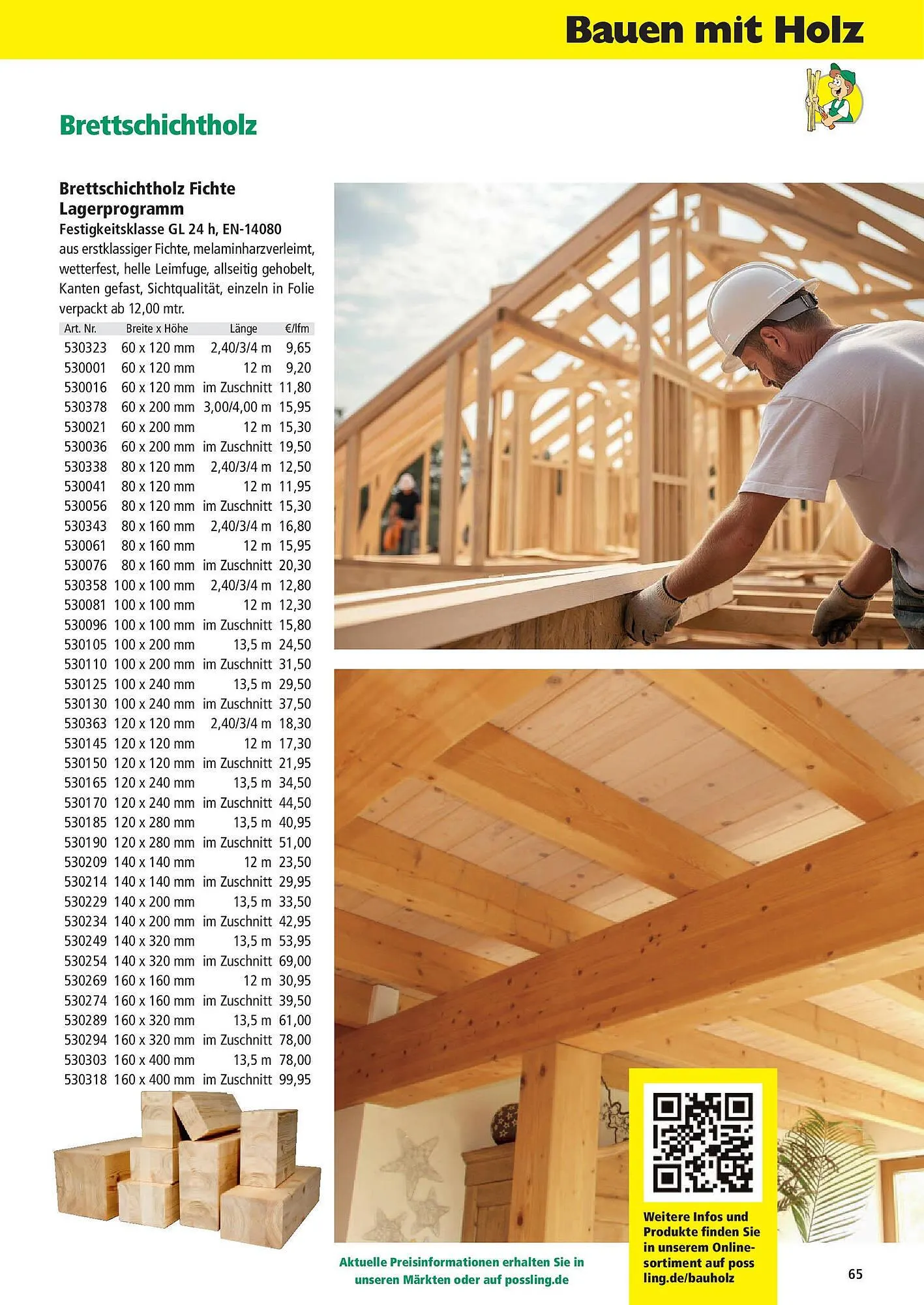 Holz Possling Prospekt von 31. März bis 30. Juni 2025 - Prospekt seite 65