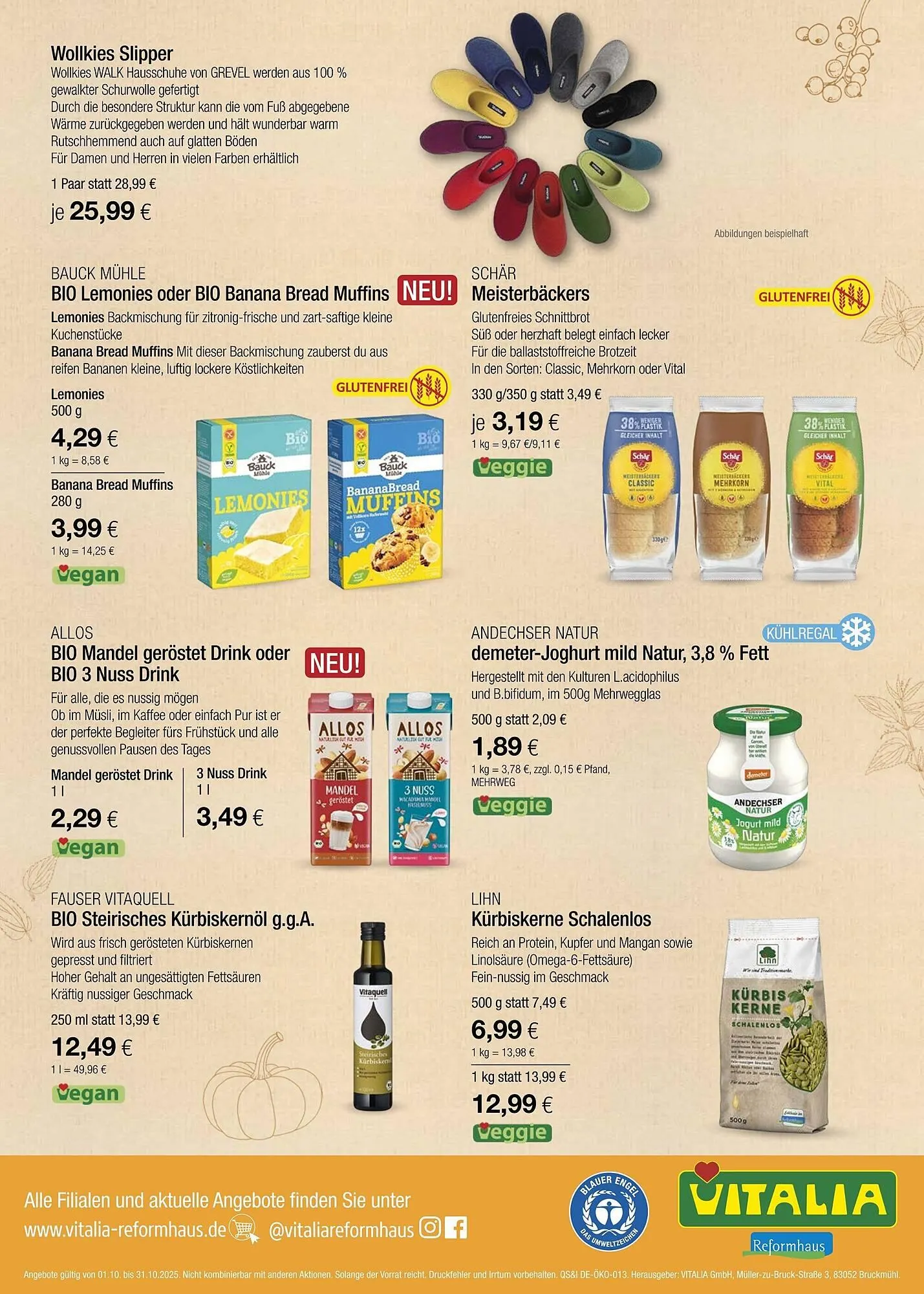 Vitalia Prospekt von 1. Oktober bis 31. Oktober 2025 - Prospekt seite 8