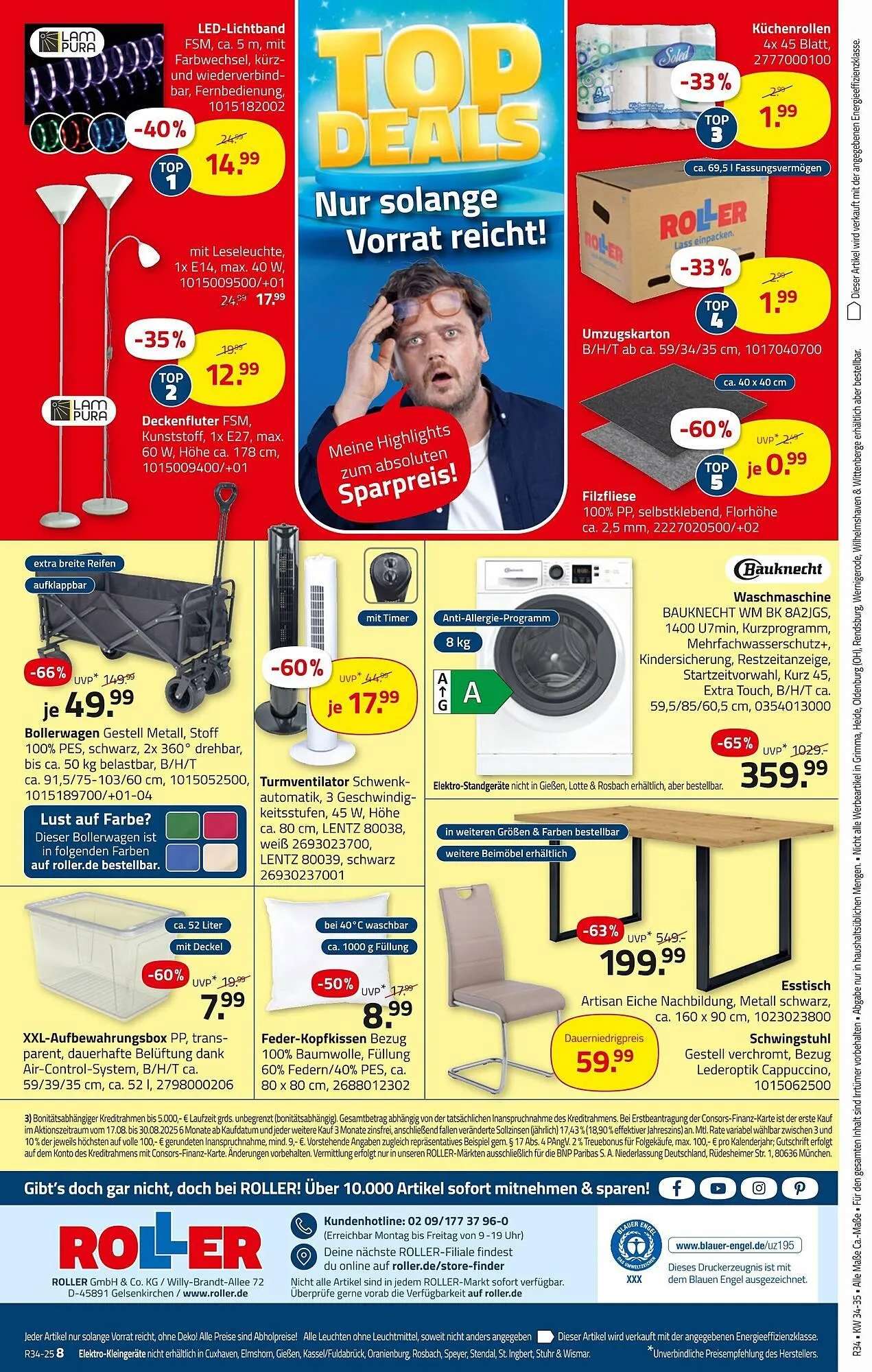 ROLLER Prospekt von 17. August bis 30. August 2025 - Prospekt seite 16