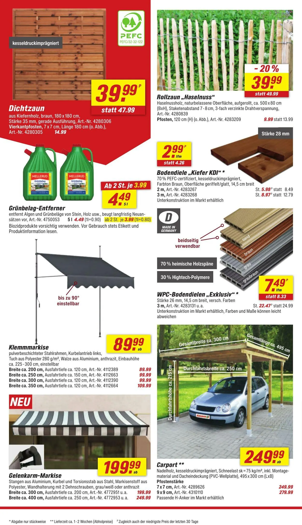 toom Baumarkt Aktueller Prospekt von 18. August bis 1. September 2025 - Prospekt seite 20