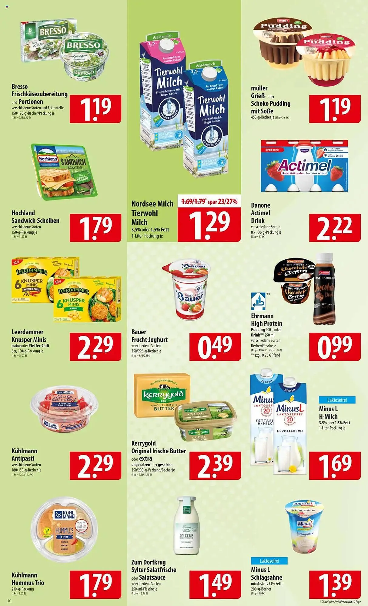 Famila Nord Ost Prospekt von 30. Juni bis 5. Juli 2025 - Prospekt seite 10