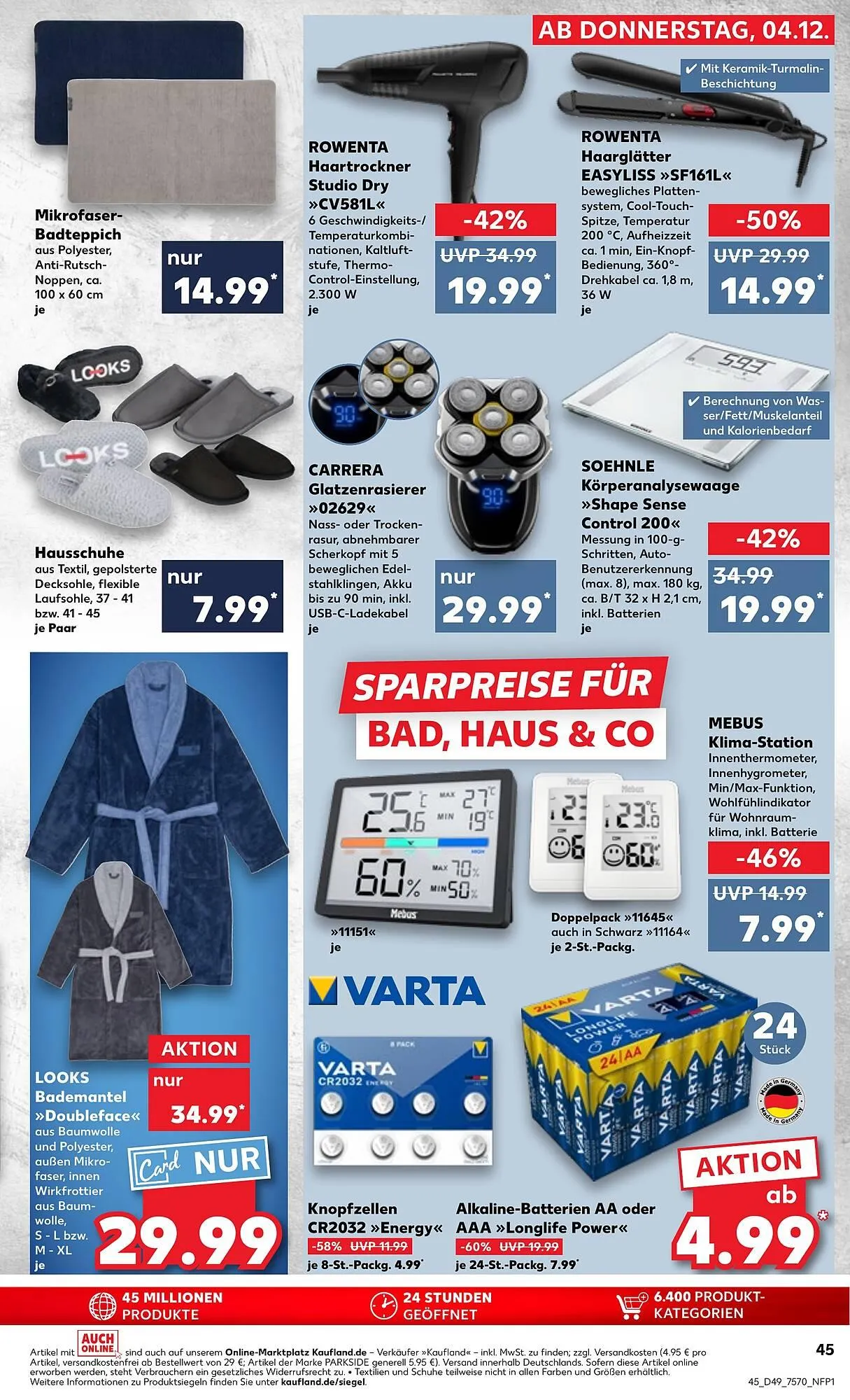 Kaufland Prospekt von 4. Dezember bis 10. Dezember 2025 - Prospekt seite 45