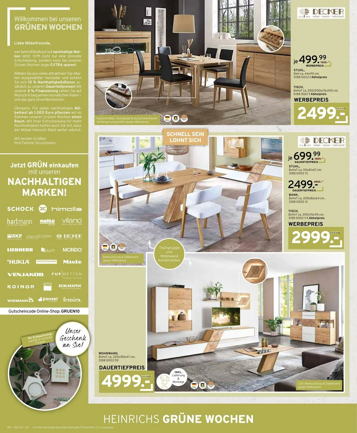 Möbel Heinrich Aktueller Prospekt von 23. April bis 25. Mai 2025 - Prospekt seite 2