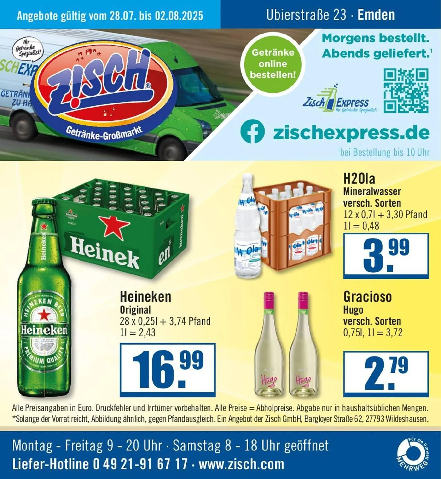 Zisch Prospekt von 28. Juli bis 2. August 2025 - Prospekt seite 1