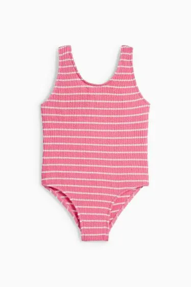 Swimsuit - LYCRA® XTRA LIFE™ - striped - textured