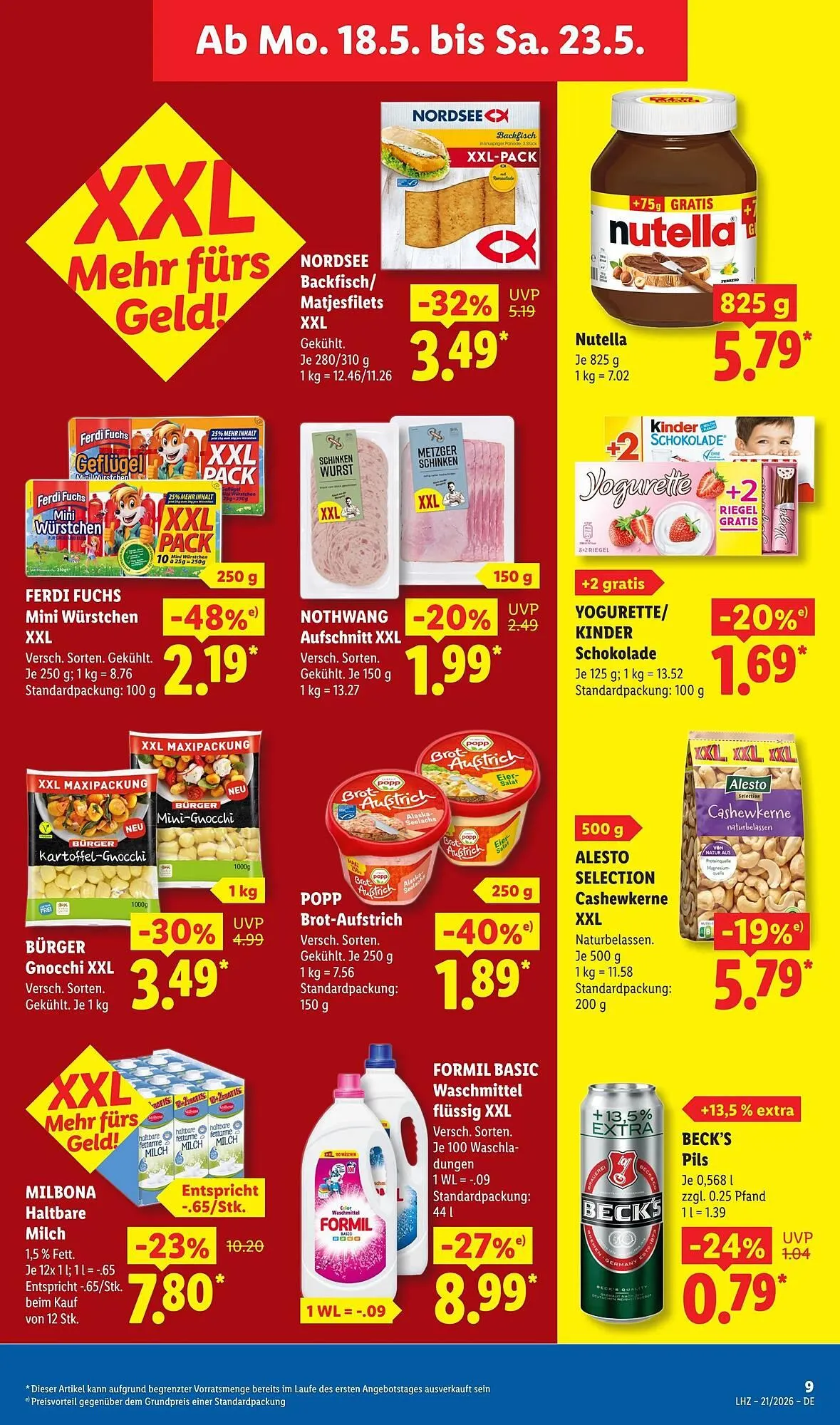 Lidl Prospekt von 18. Mai bis 24. Mai 2026 - Prospekt seite 21