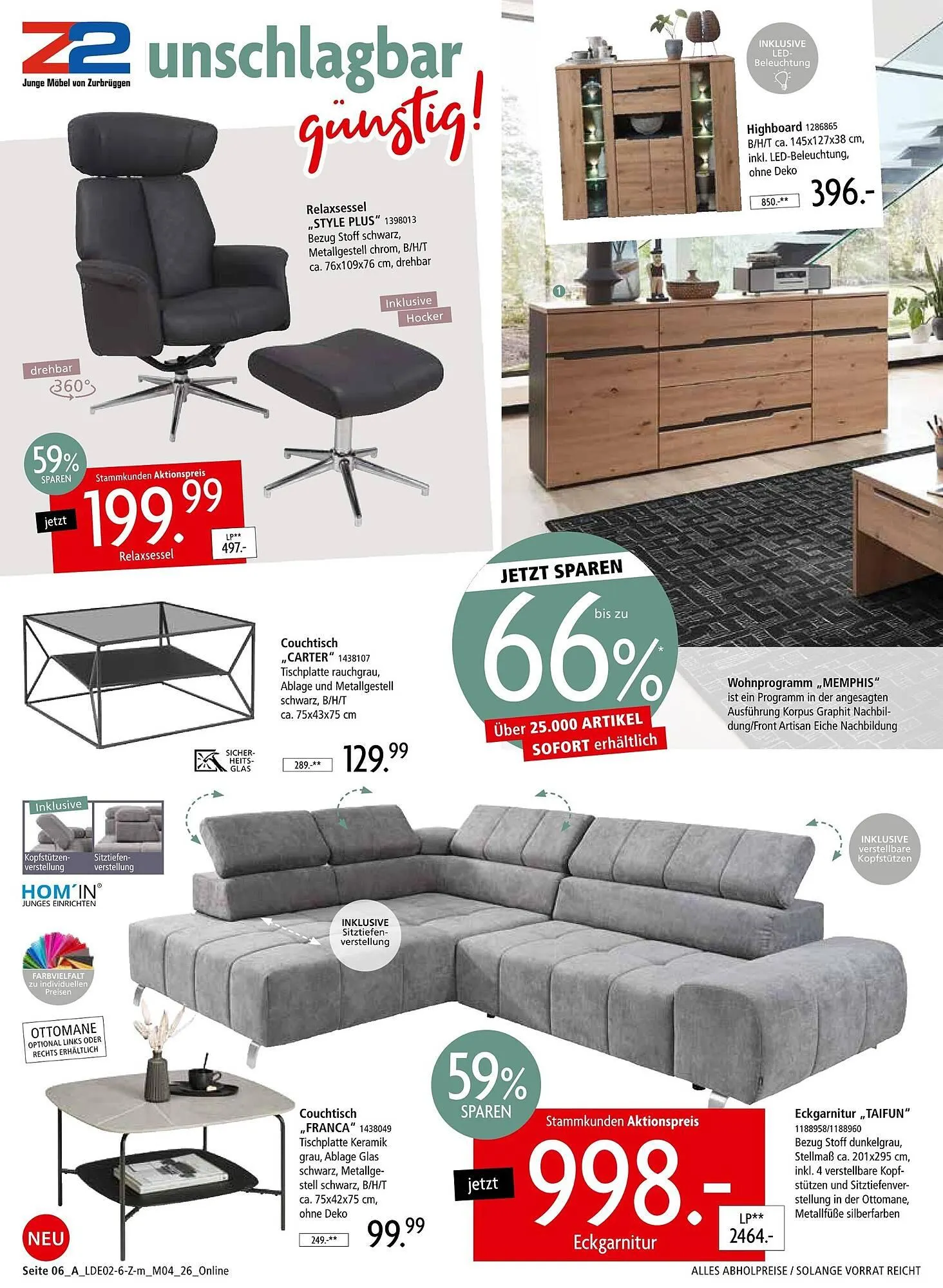 Zurbrüggen Prospekt von 21. Februar bis 28. März 2026 - Prospekt seite 8