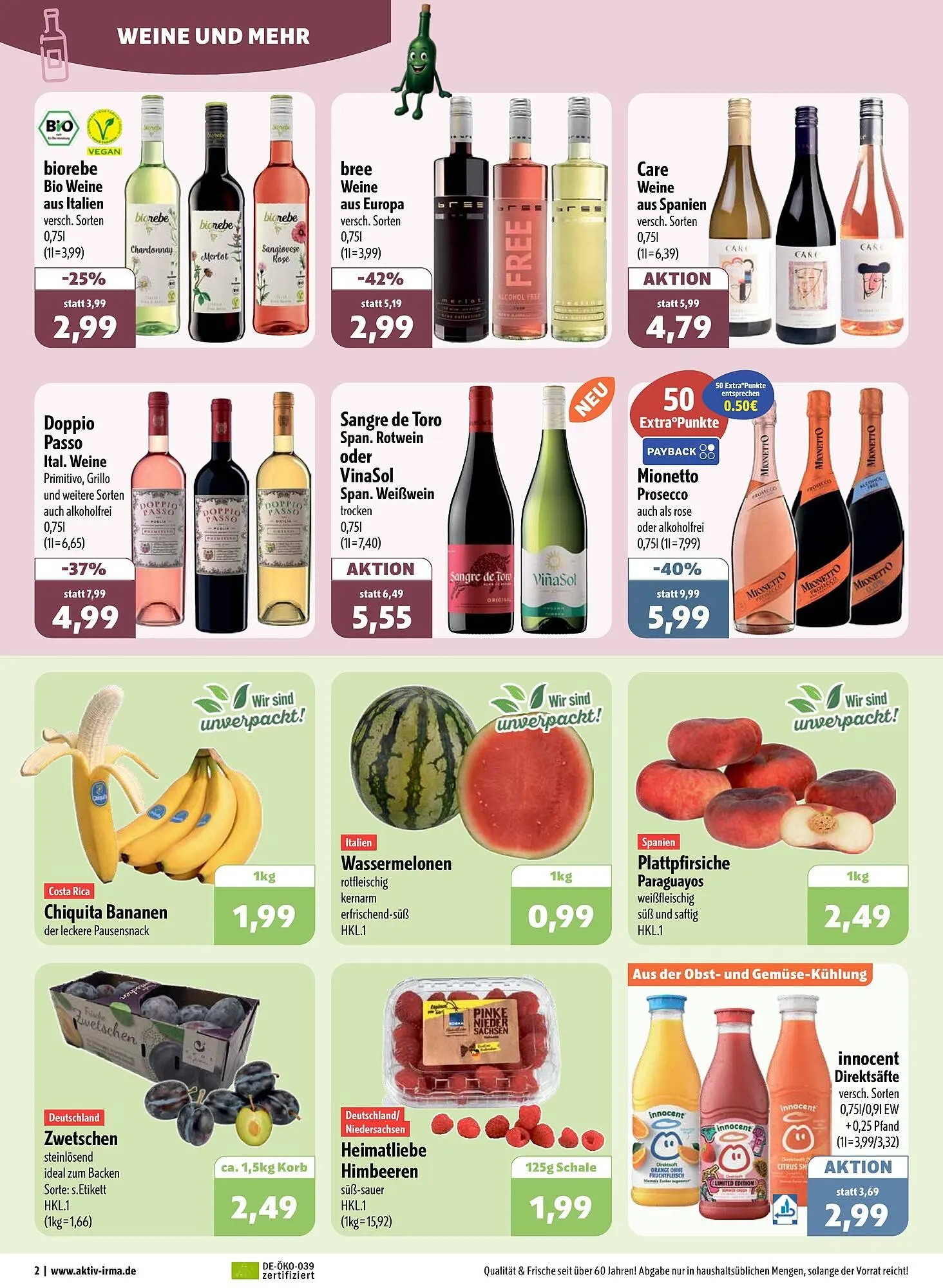 Aktiv Irma Prospekt von 1. September bis 6. September 2025 - Prospekt seite 2