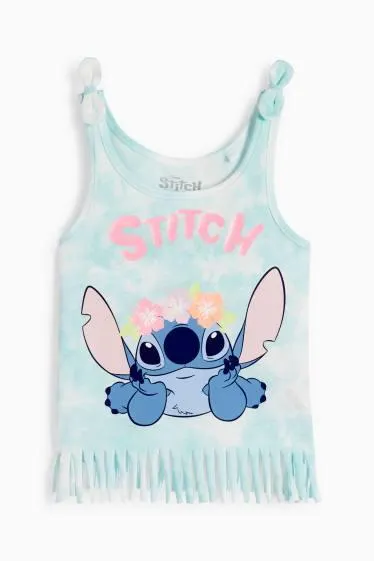 Lilo & Stitch - fringed top - patterned