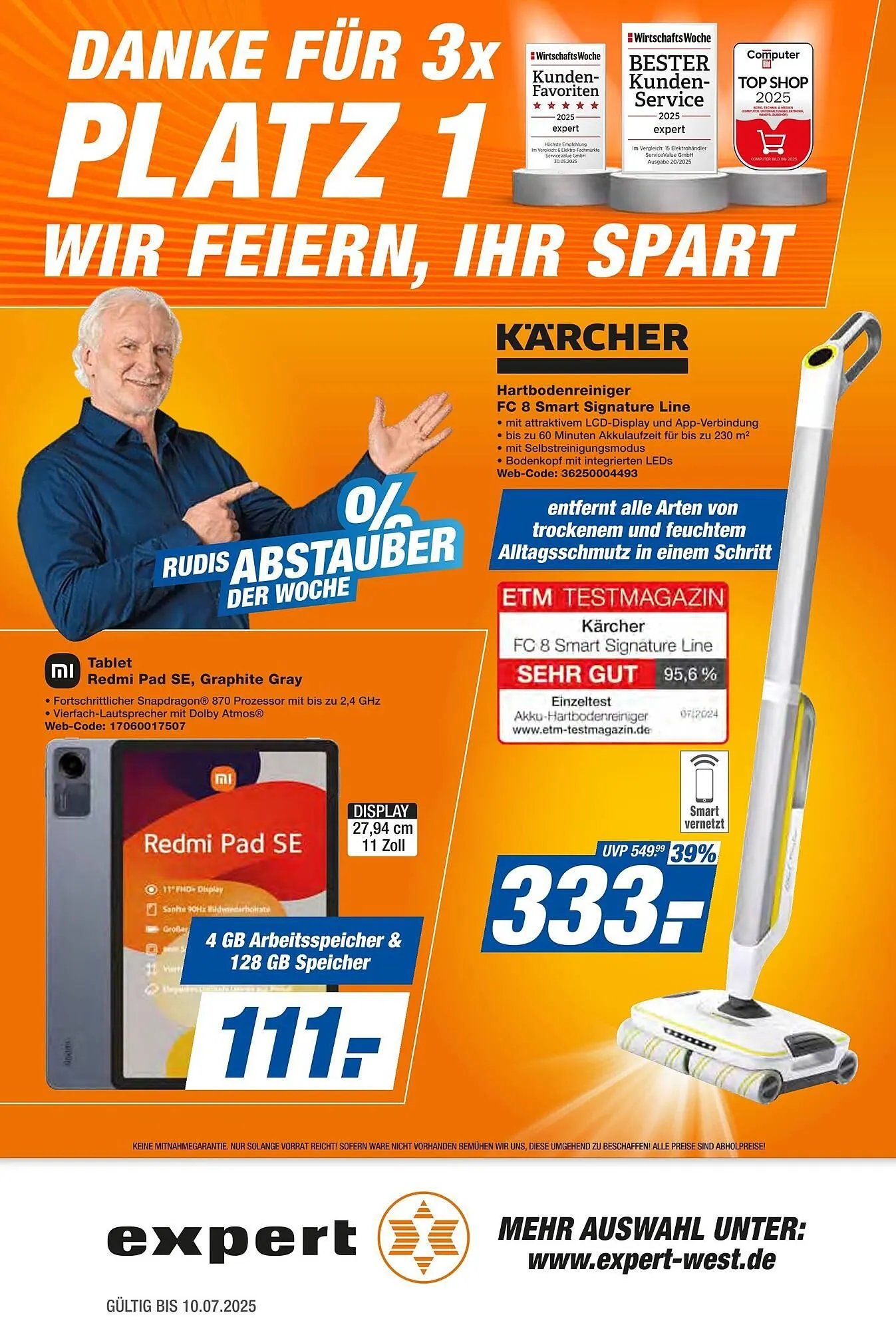 Expert Prospekt von 4. Juli bis 10. Juli 2025 - Prospekt seite 1