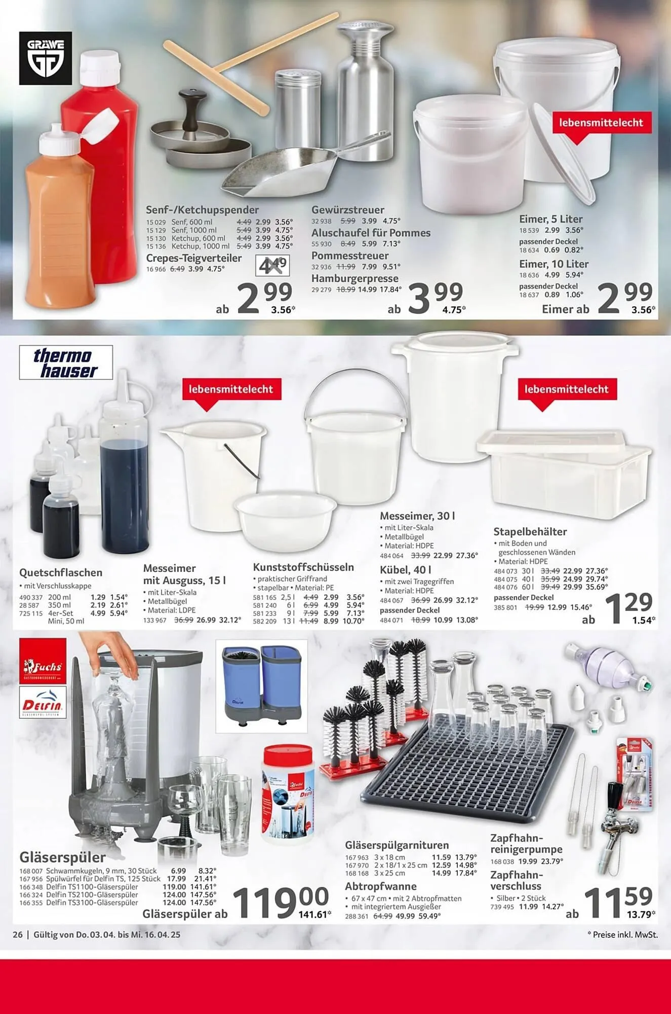 Selgros Prospekt von 3. April bis 16. April 2025 - Prospekt seite 26