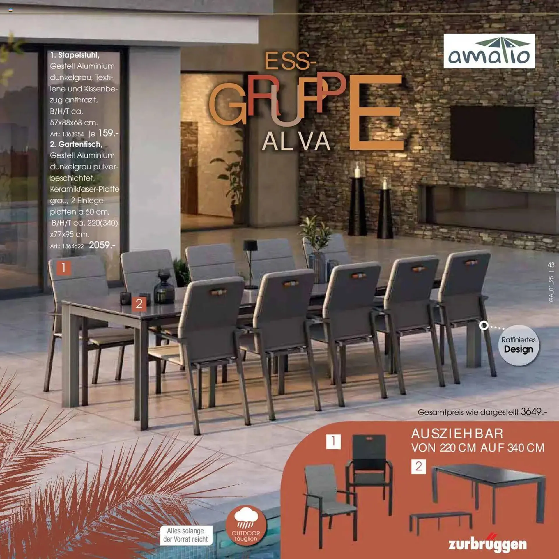 Zurbrüggen Prospekt von 18. Februar bis 31. August 2025 - Prospekt seite 43