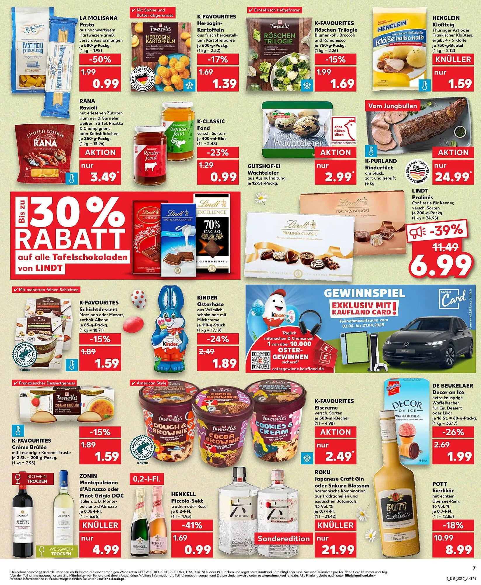 Kaufland Prospekt von 9. April bis 16. April 2025 - Prospekt seite 7