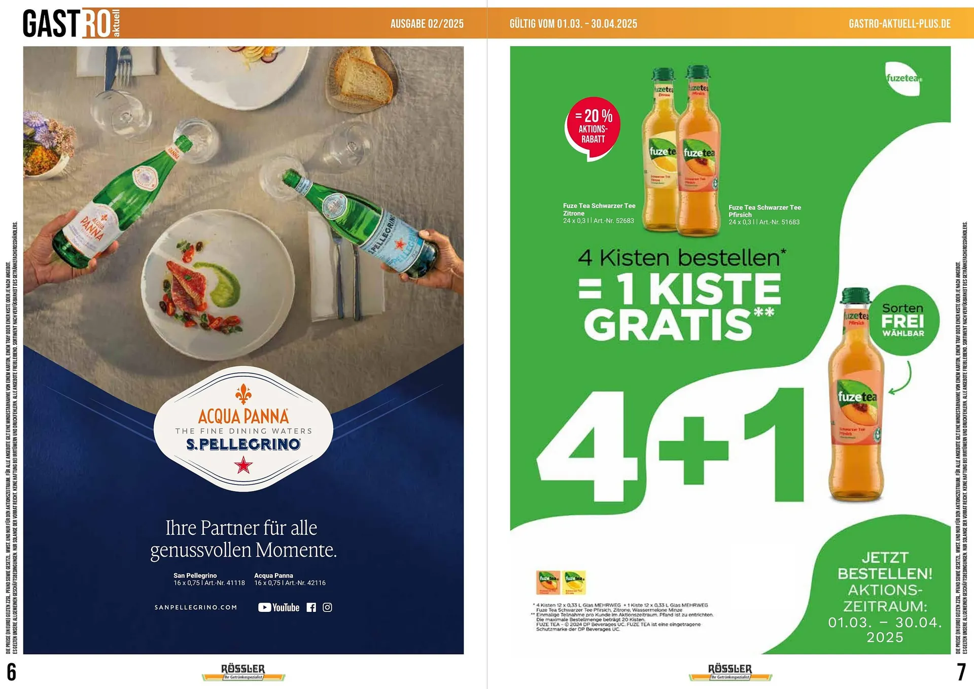 Getränke Rössler Prospekt von 1. März bis 30. April 2025 - Prospekt seite 4