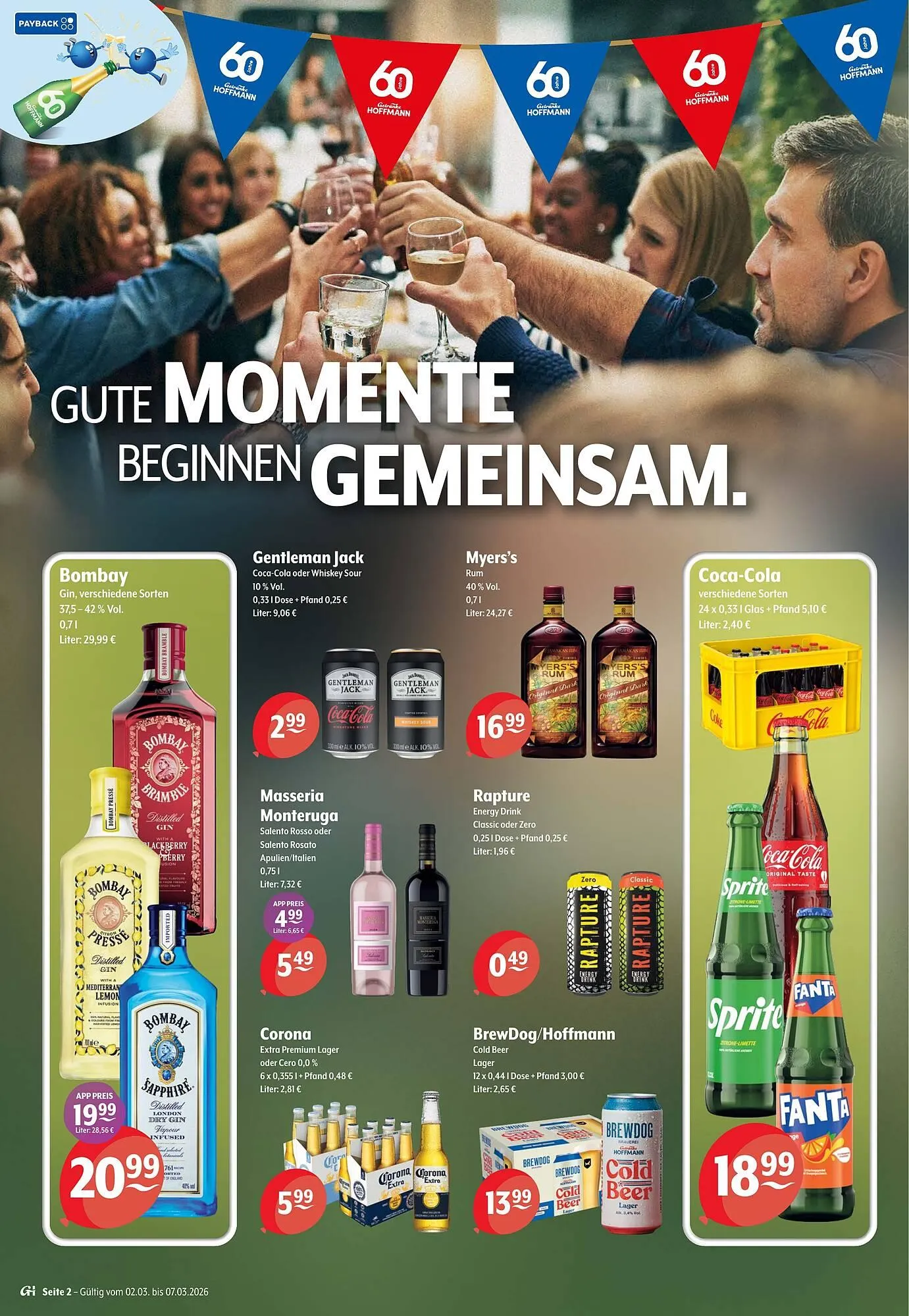 Getränke Hoffmann Prospekt von 2. März bis 7. März 2026 - Prospekt seite 2