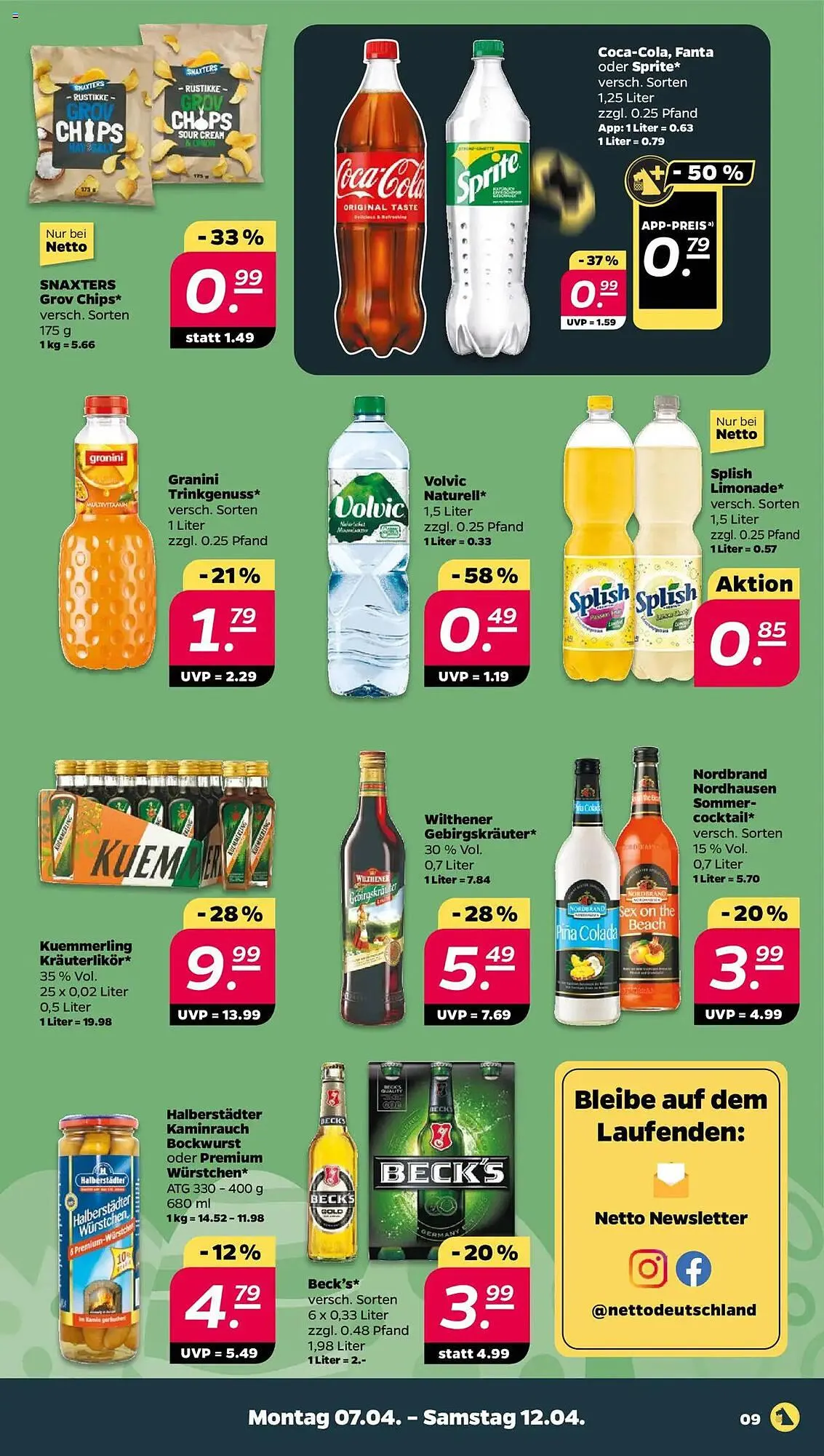 NETTO Prospekt von 7. April bis 12. April 2025 - Prospekt seite 9