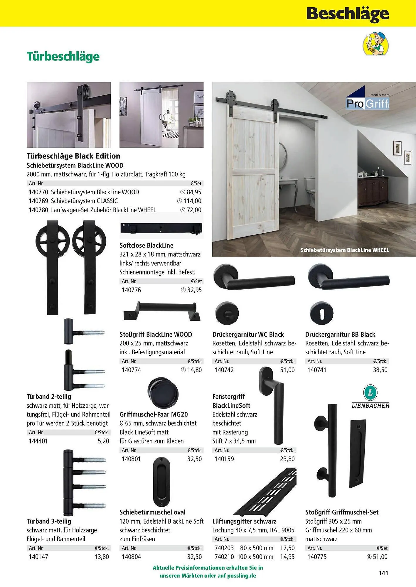 Holz Possling Prospekt von 31. März bis 30. Juni 2025 - Prospekt seite 141