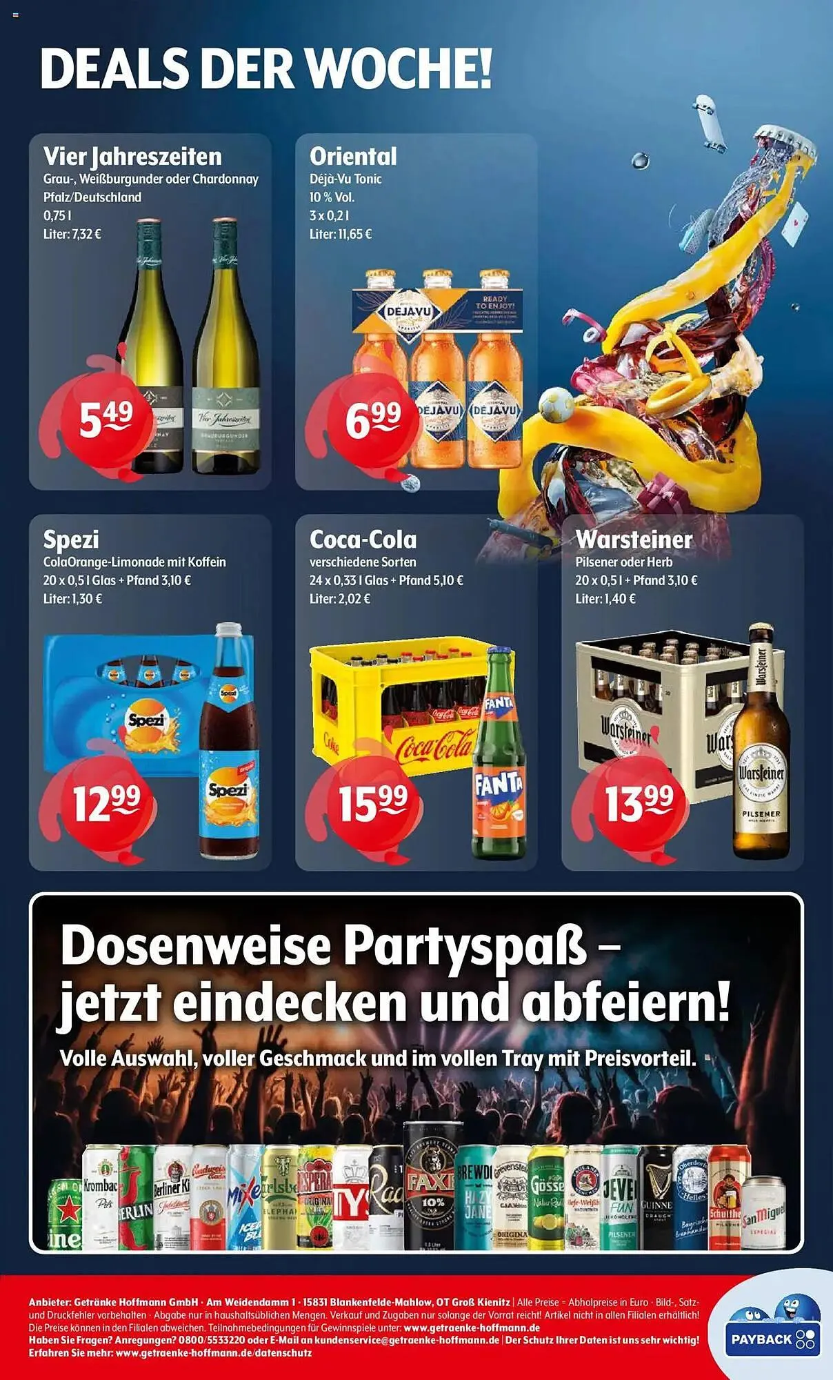 Getränke Hoffmann Prospekt von 7. Juli bis 12. Juli 2025 - Prospekt seite 8