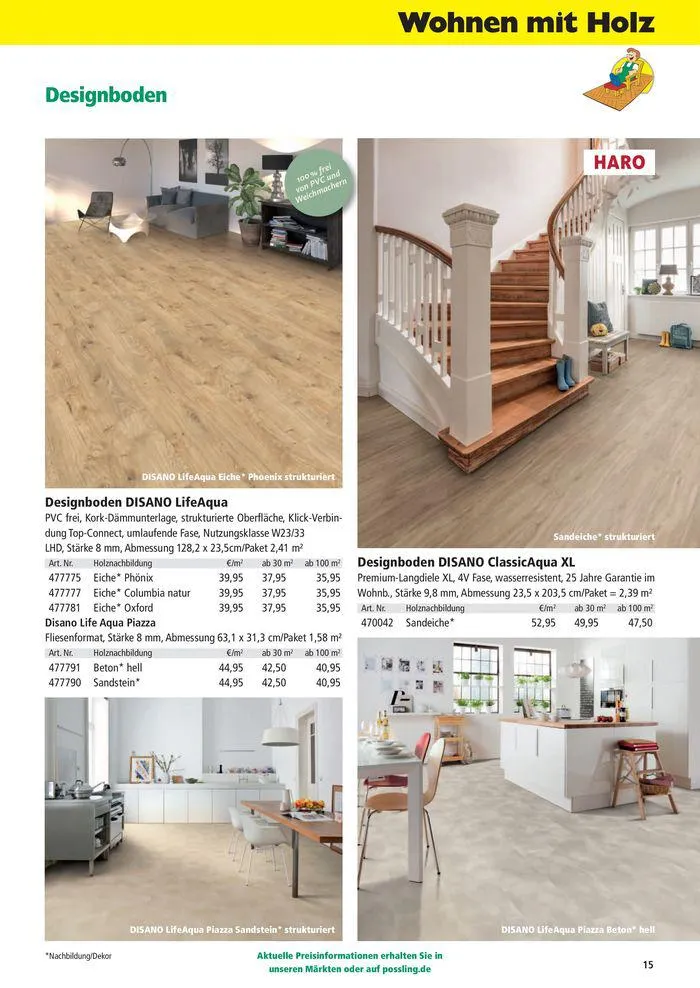 Holz-& Baukatalog 2024/25 von 27. März bis 31. Januar 2025 - Prospekt seite 15