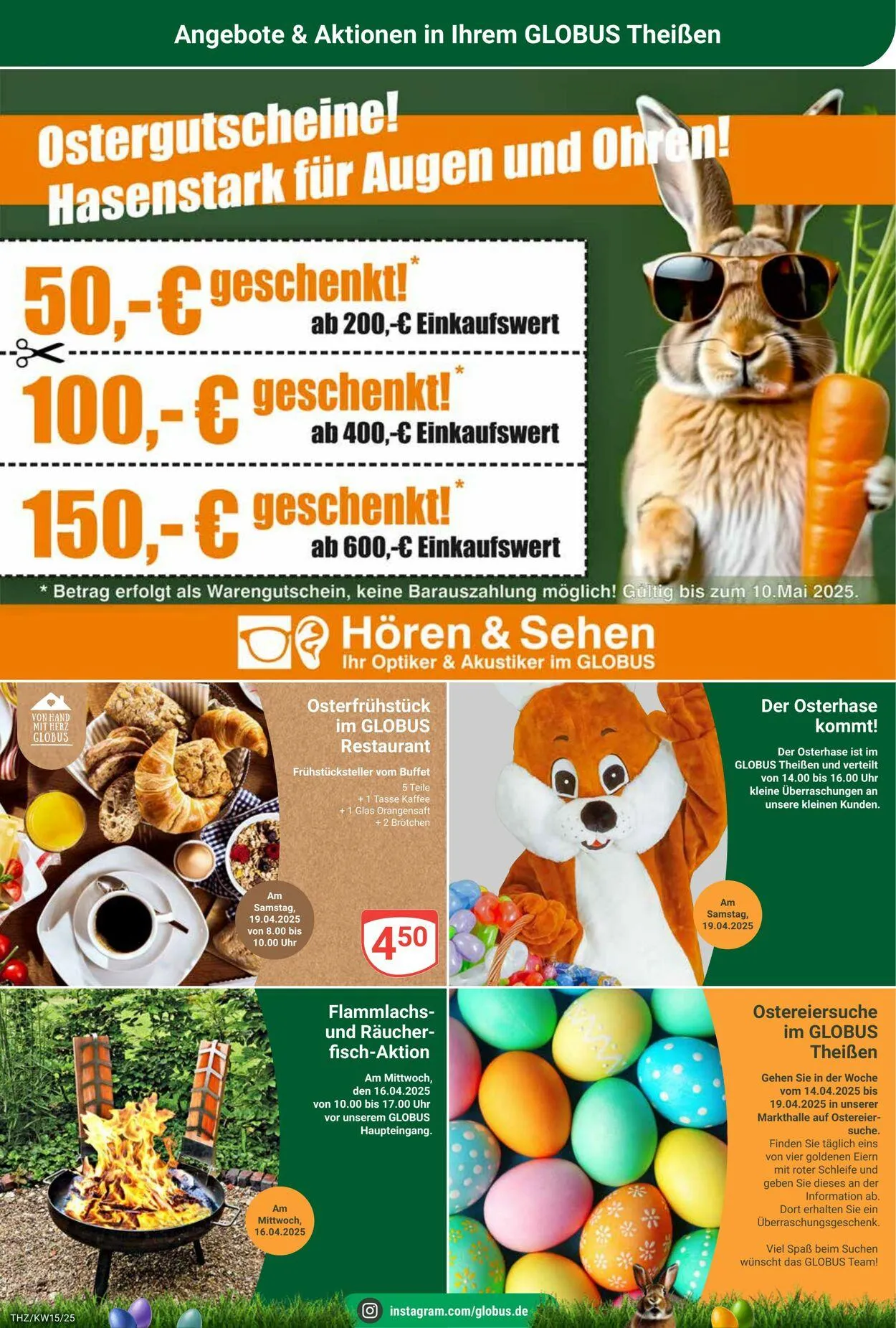 Globus - Theissen-Zeitz Aktueller Prospekt von 7. April bis 12. April 2025 - Prospekt seite 15