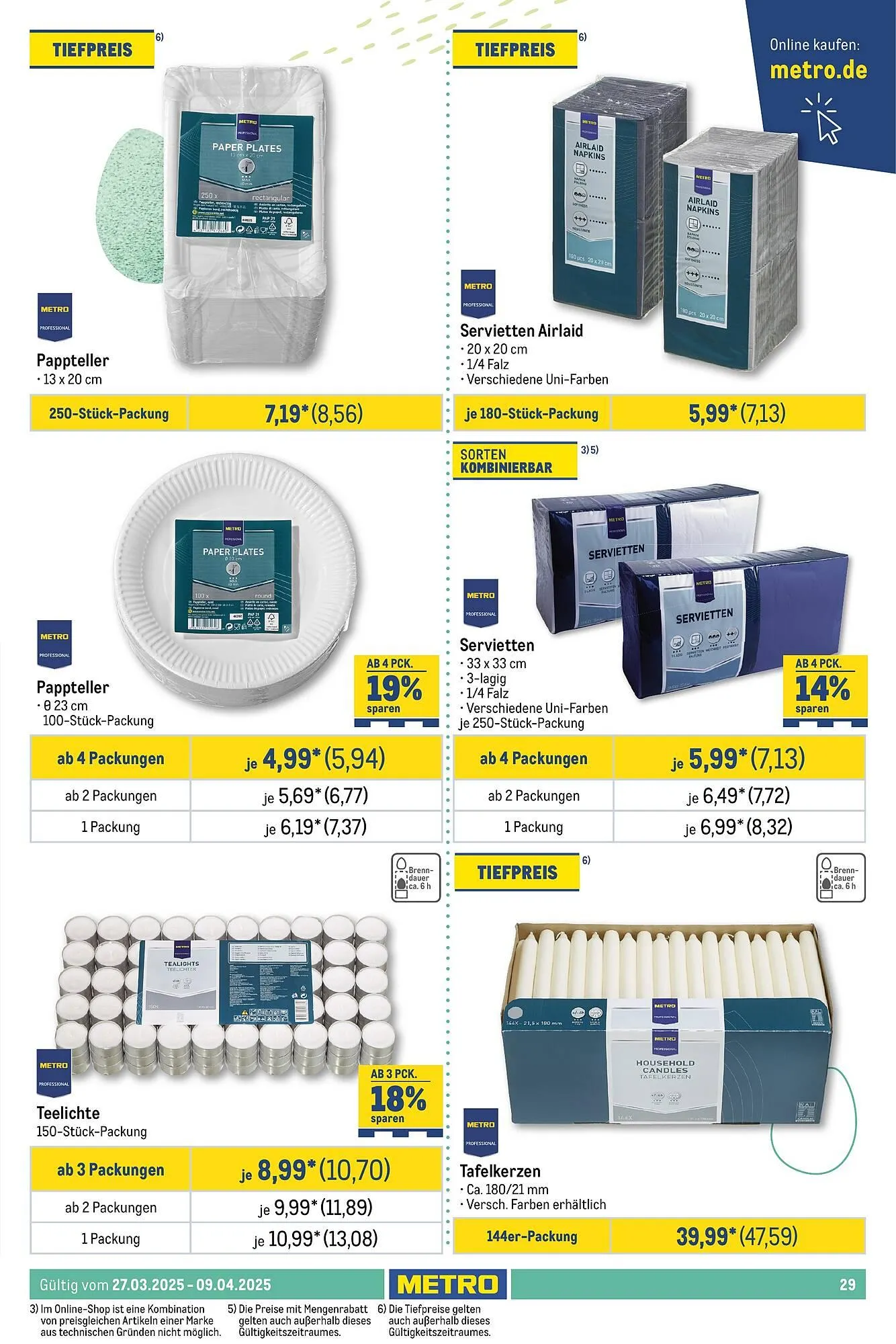 METRO Prospekt von 27. März bis 9. April 2025 - Prospekt seite 29