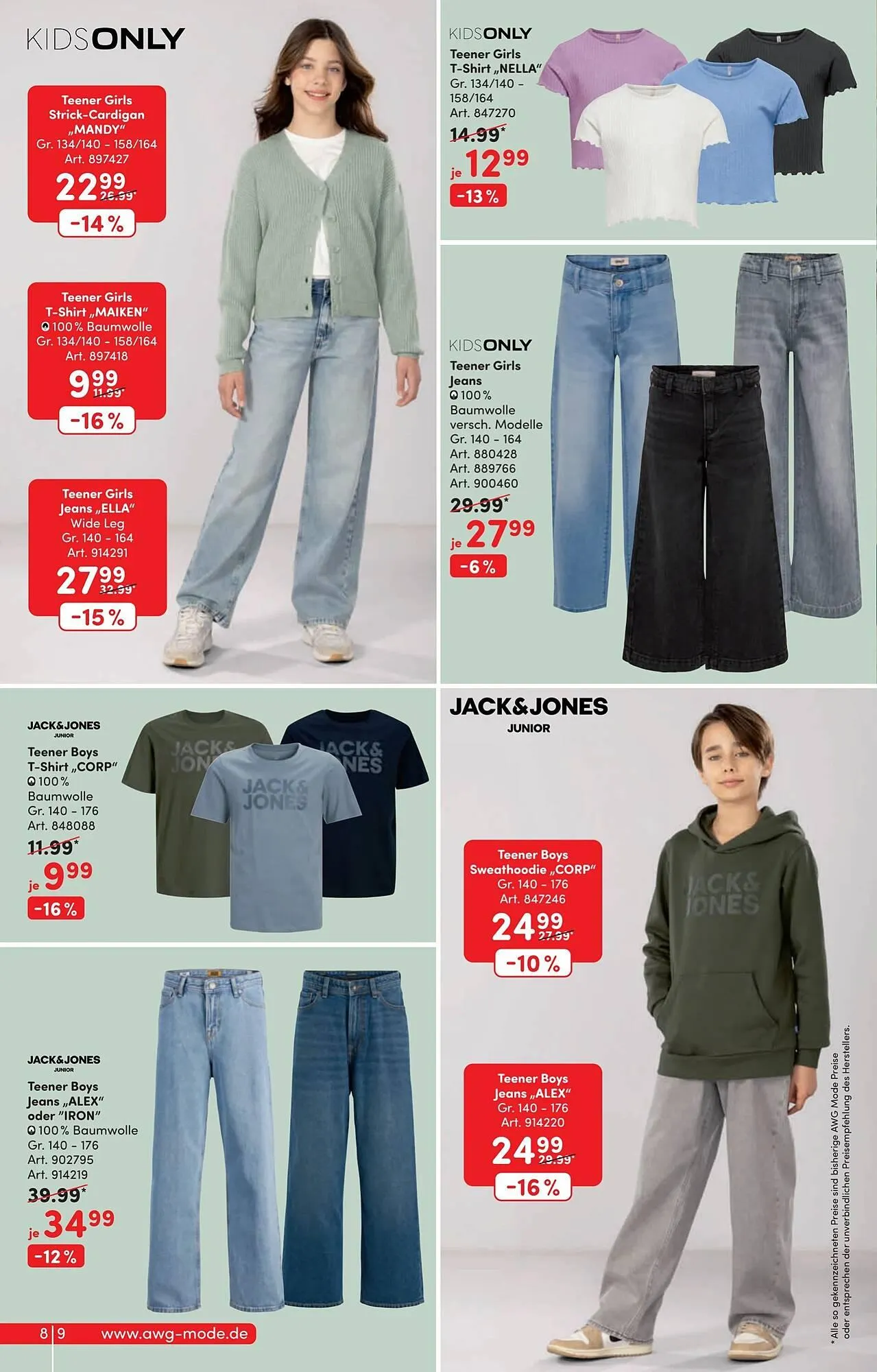 AWG Mode Prospekt von 2. August bis 17. August 2025 - Prospekt seite 8