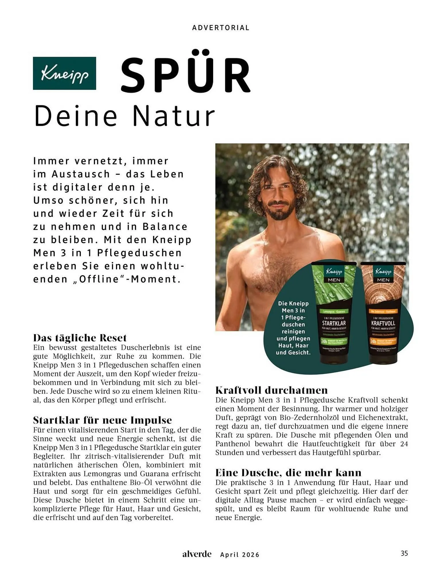 Dm drogerie Magazin von 1. April bis 30. April 2026 - Prospekt seite 35