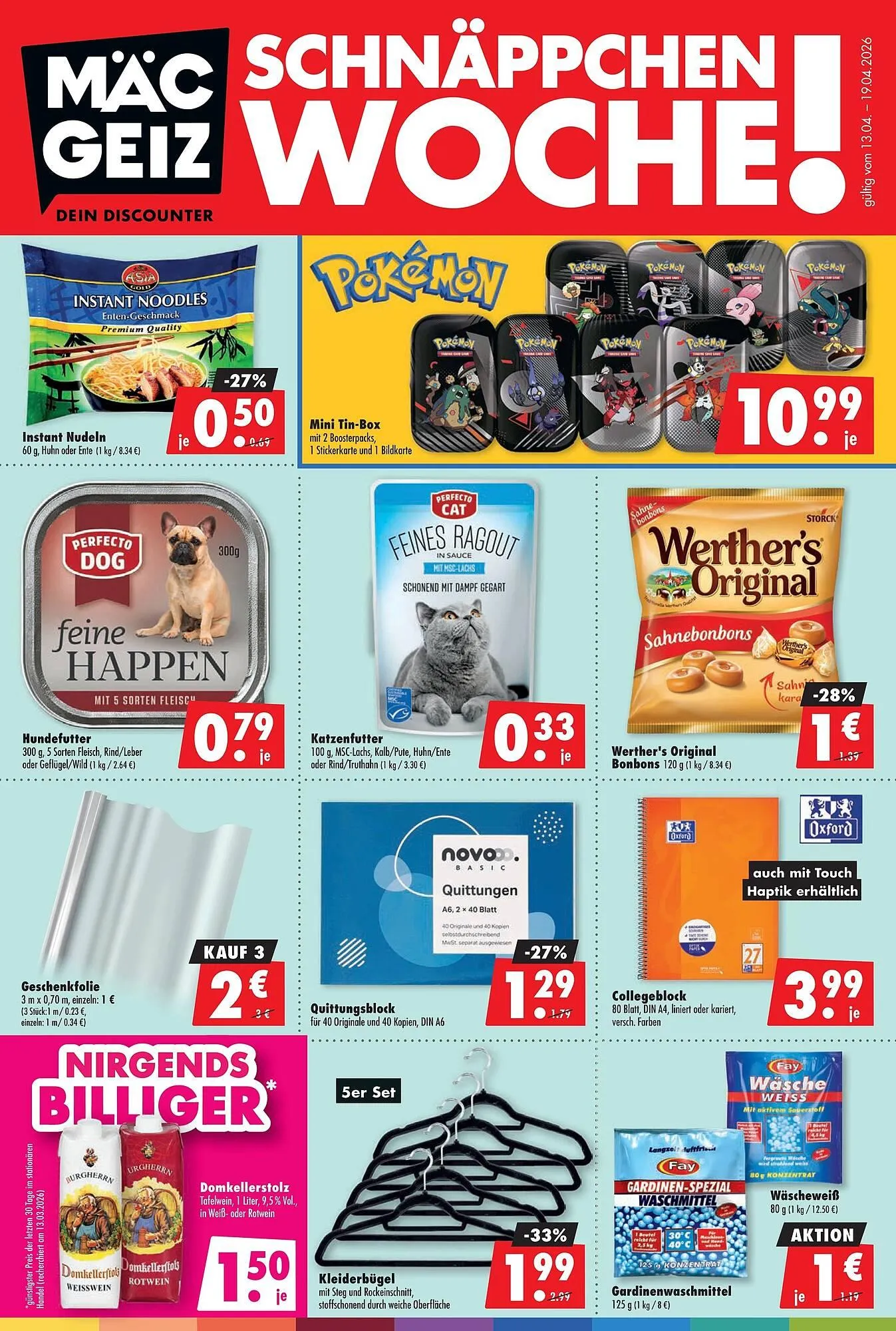 Mäc Geiz Prospekt von 13. April bis 19. April 2026 - Prospekt seite 1