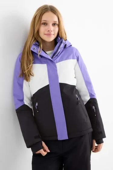 Ski jacket with hood - waterproof