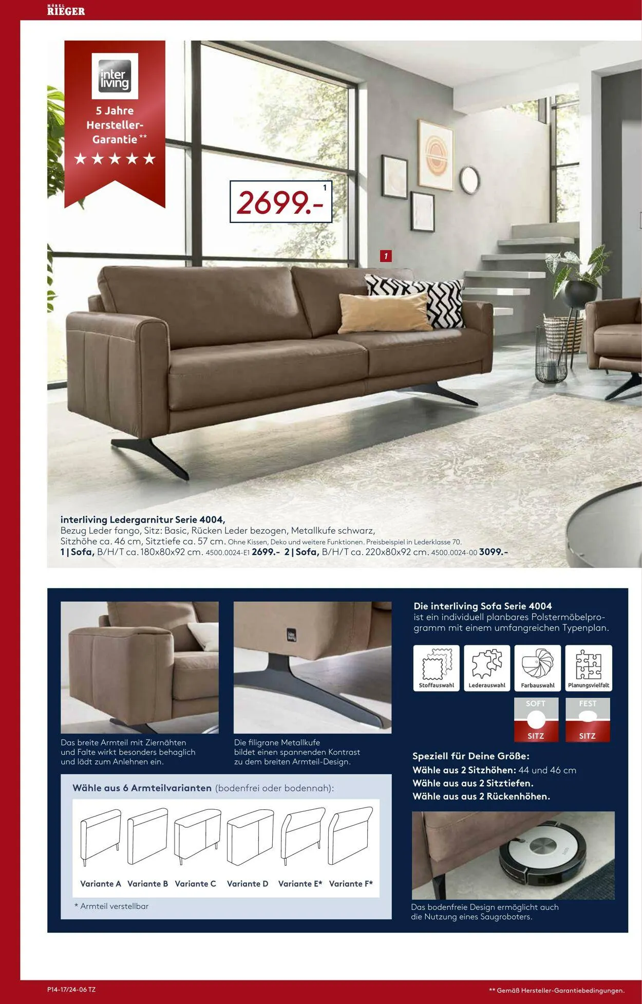 Möbel Rieger Aktueller Prospekt von 19. November bis 3. Dezember 2025 - Prospekt seite 6