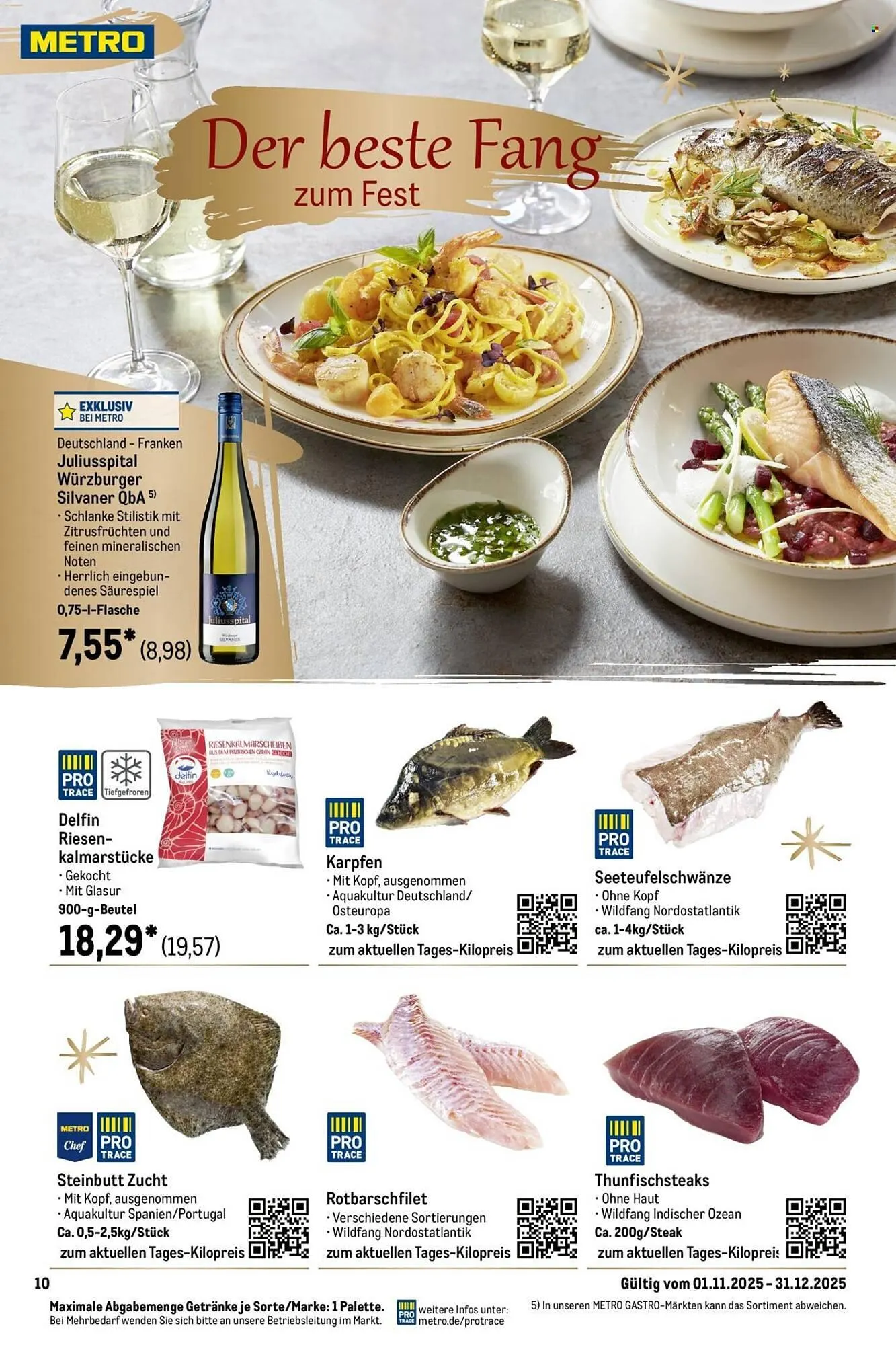METRO Prospekt von 1. November bis 31. Dezember 2025 - Prospekt seite 10