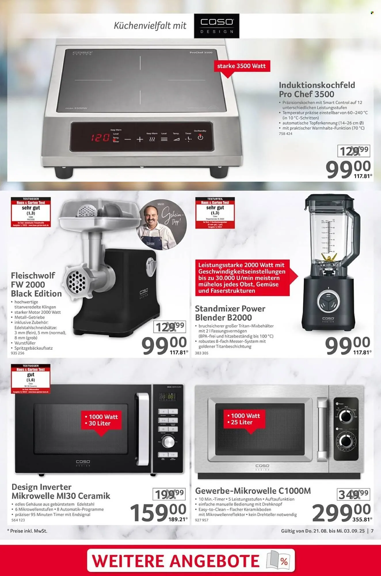 Selgros Prospekt von 21. August bis 3. September 2025 - Prospekt seite 7