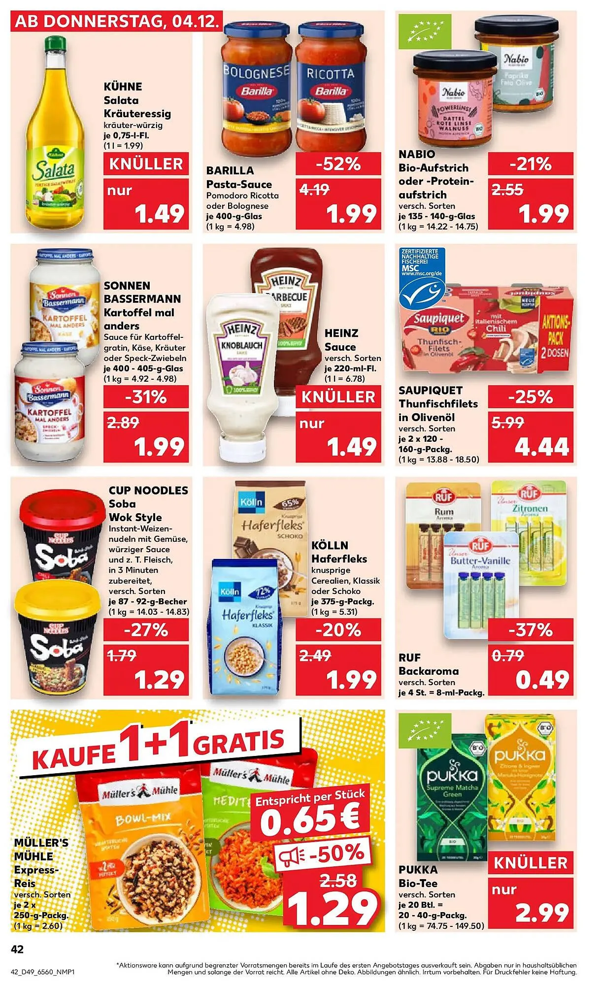 Kaufland Prospekt von 7. Dezember bis 10. Dezember 2025 - Prospekt seite 42