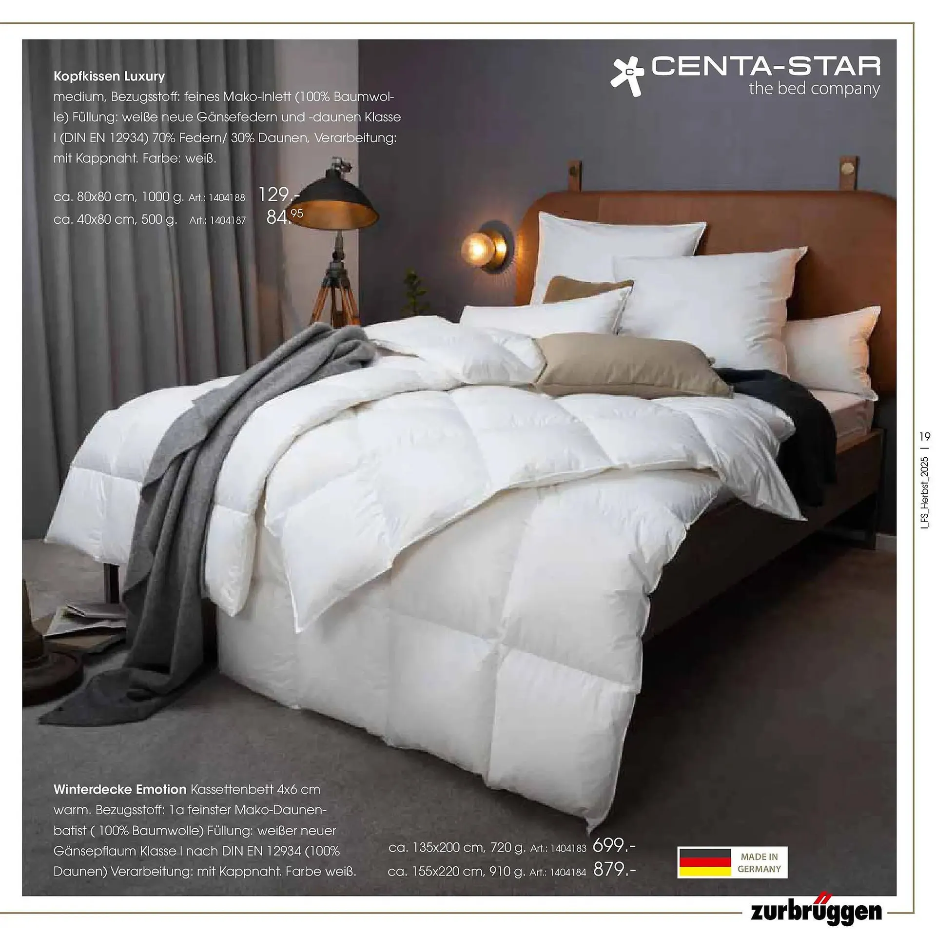 Zurbrüggen Prospekt von 19. Oktober bis 31. Januar 2026 - Prospekt seite 19