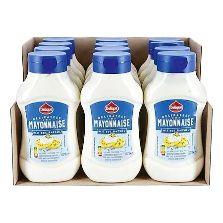 Delique Delikatess Mayonnaise 500 ml, 12er Pack
