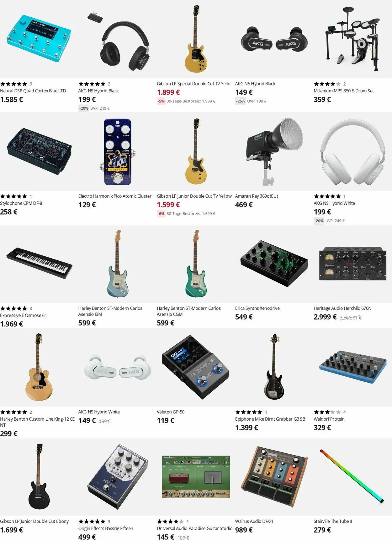 Thomann Aktueller Prospekt von 22. Dezember bis 31. Dezember 2025 - Prospekt seite 2