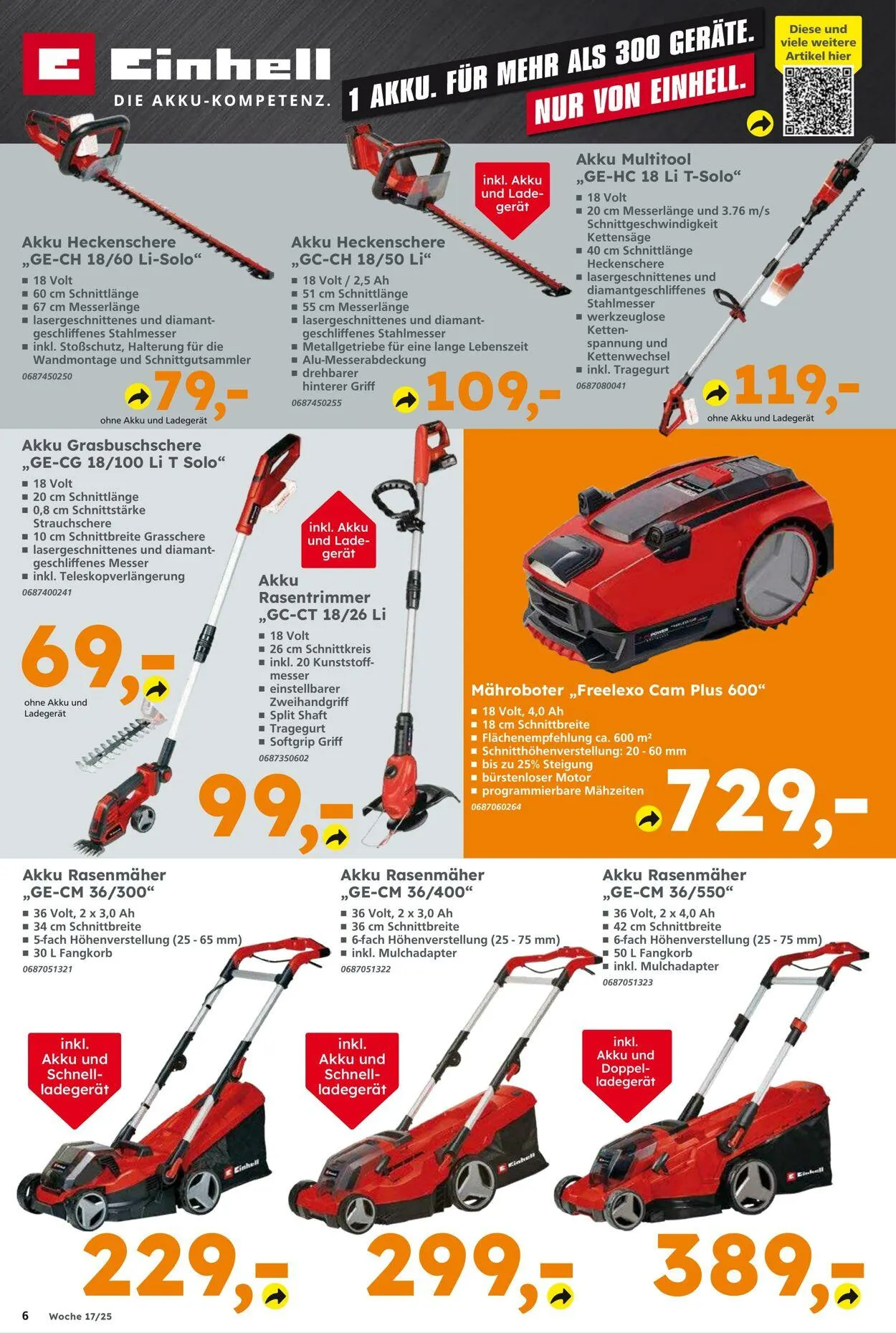 Globus Baumarkt Aktueller Prospekt von 20. April bis 26. April 2025 - Prospekt seite 6